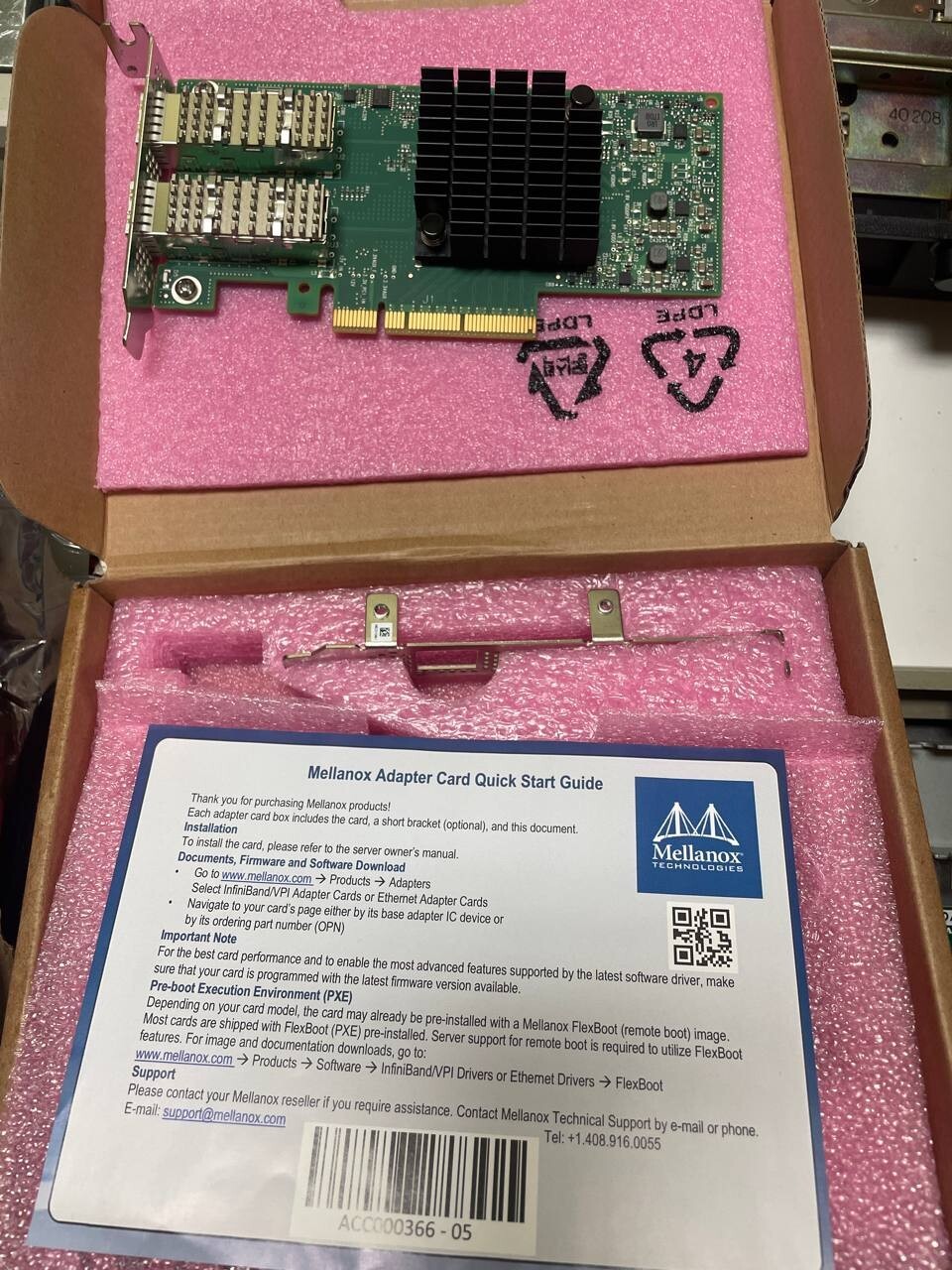 Mellanox MCX4121A-ACAT ConnectX-4 Lx 25GbE Dual SFP28 PCIe Network Adapter NOB