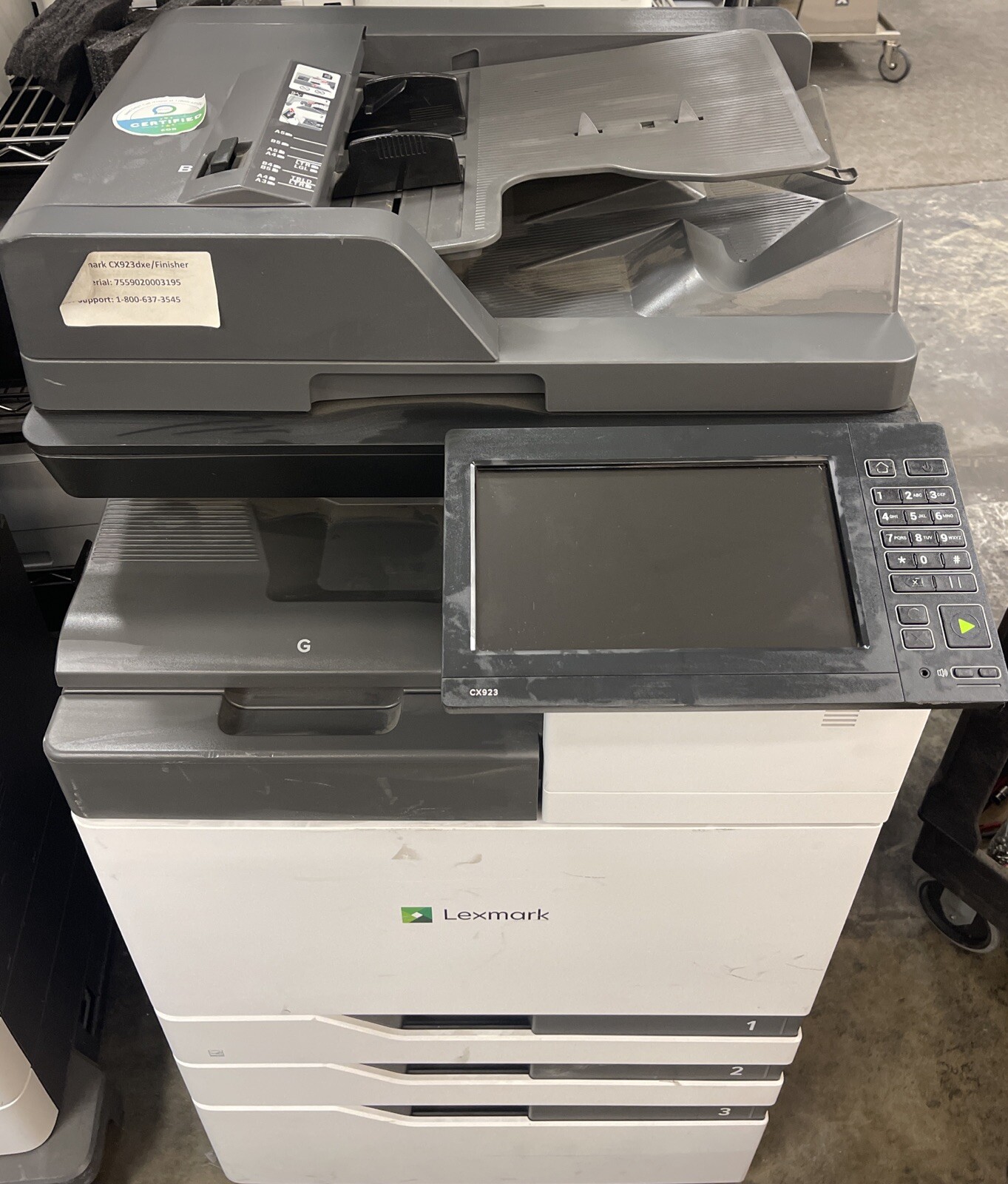 Lexmark CX923dxe Color Laser Multifunction Printer (32C0203) See Pictures