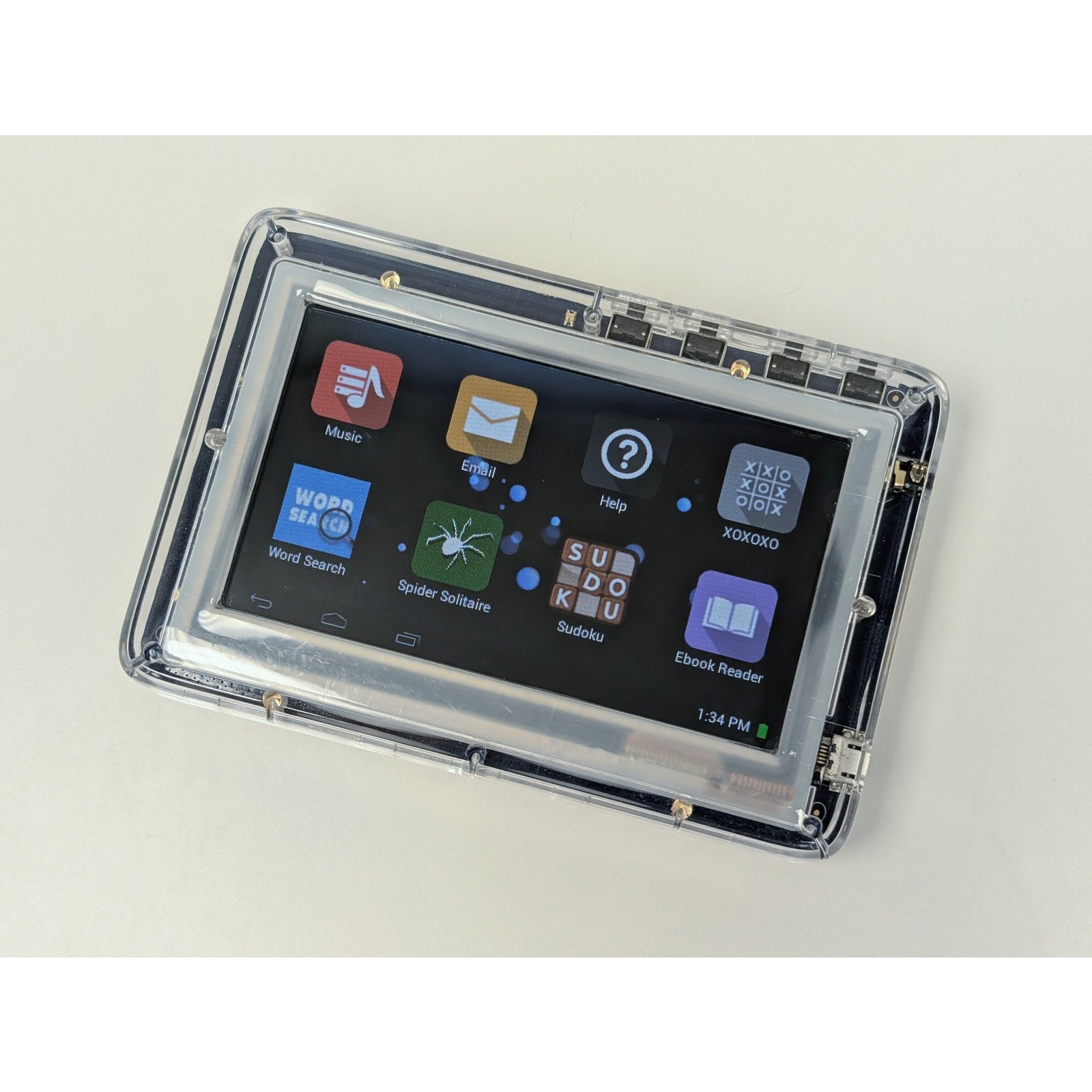 JPay JP5Mini Inmate Media Device (AA Battery Powered) - Clear - USED
