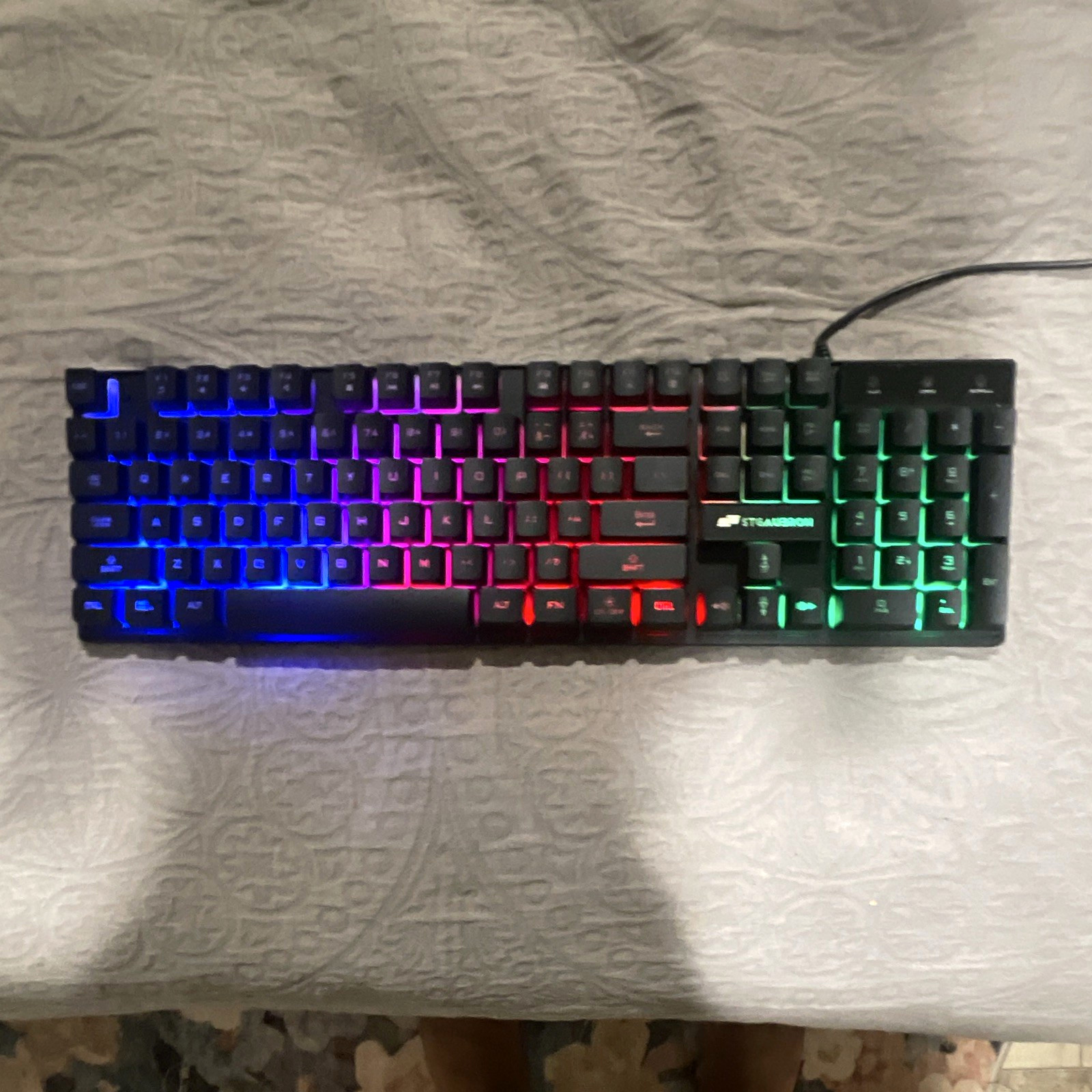Wired USB RGB Backlit Gaming Keyboard Full Size