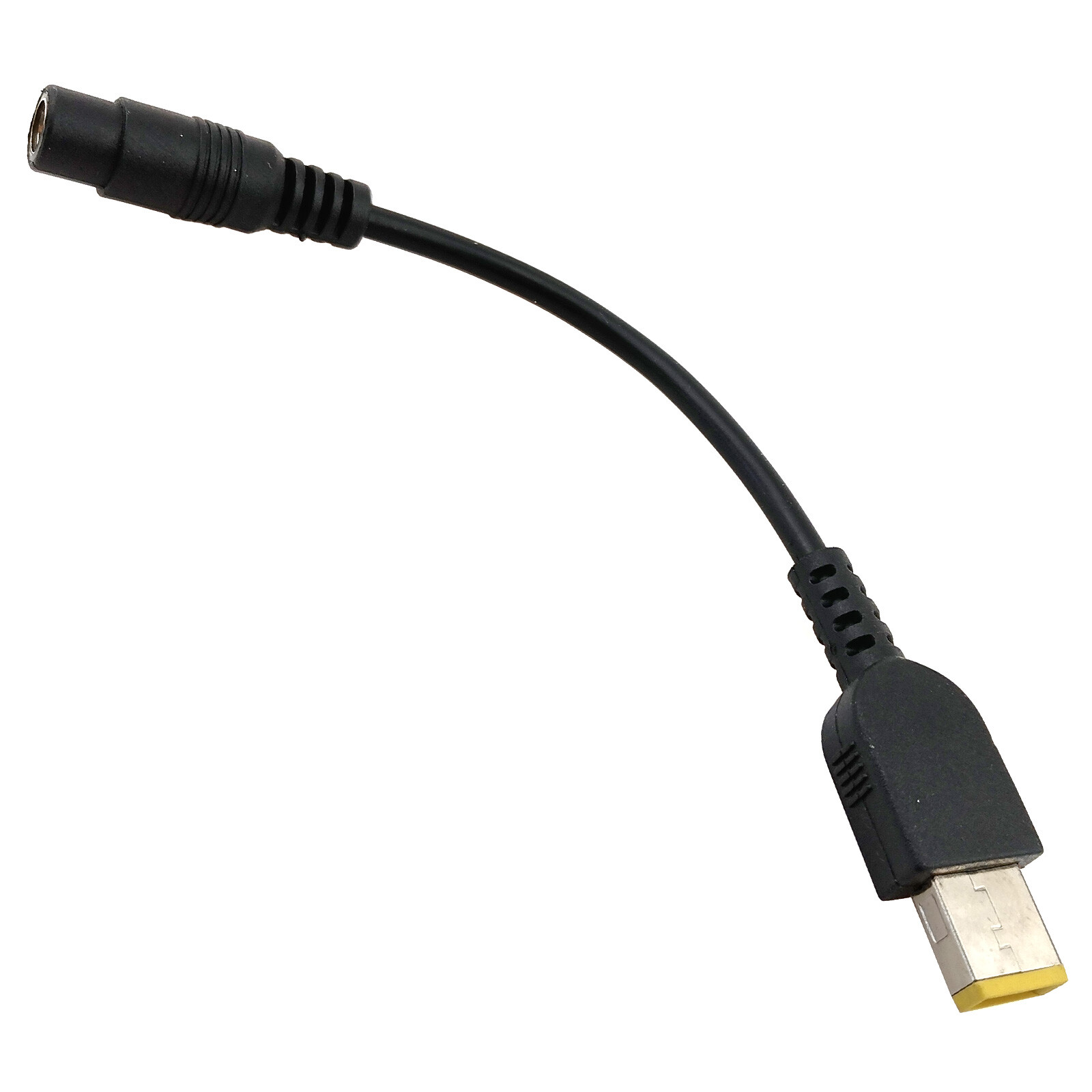 Square Plug to DC 5.5x2.5mm Female Adapter Cable for Lenovo IBM Laptop Power
