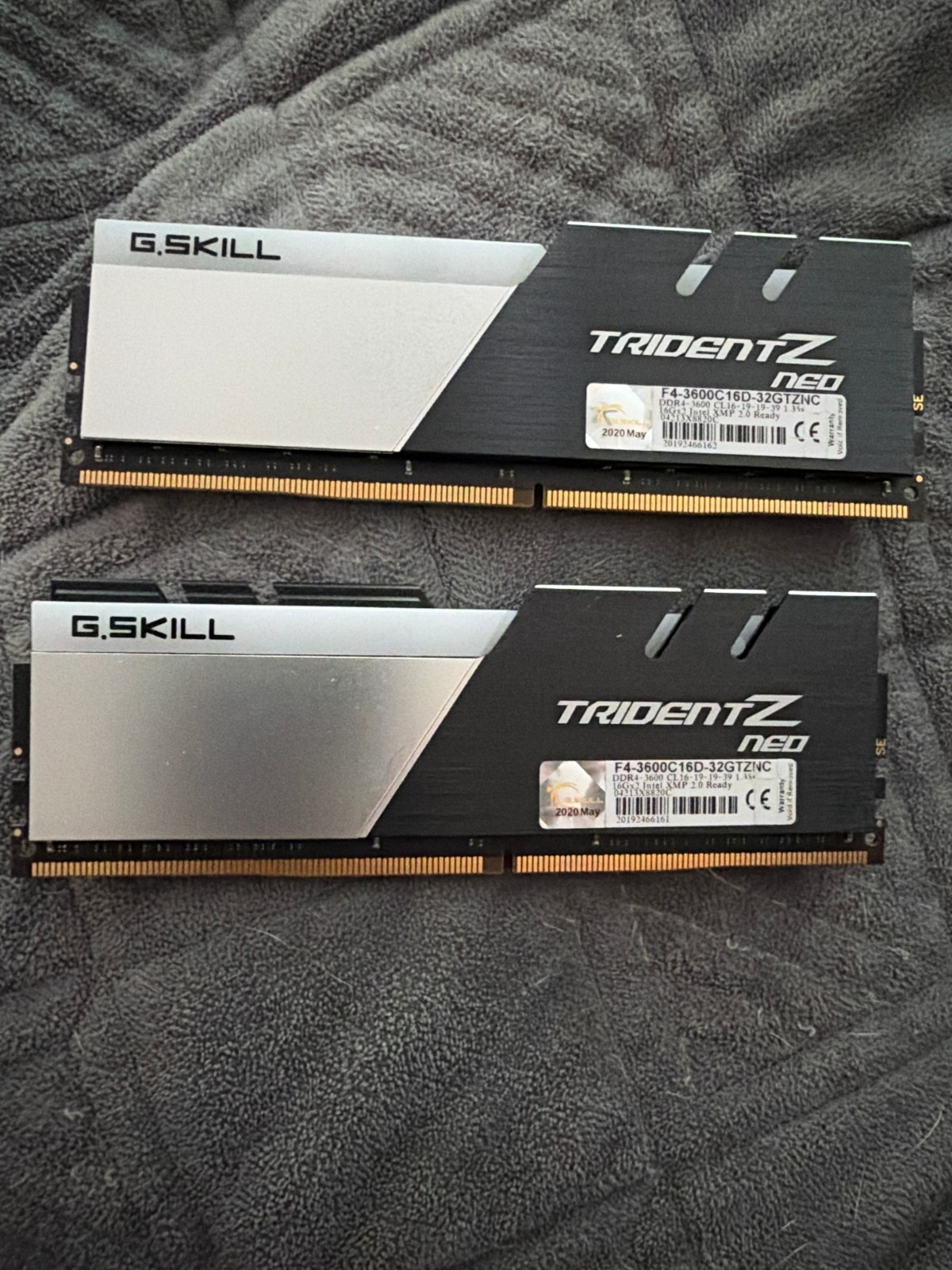 G.SKILL Trident Z Neo 32GB (2x16GB) DDR4-3600 CL16 RGB F4-3600C16D-32GTZNC