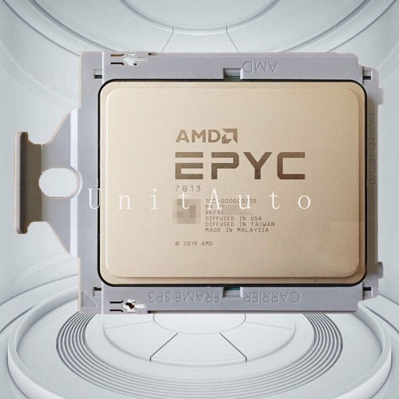 1PCS Used AMD EPYC 7B13 Cpu Processor 64 Cores 2.25 GHZ Epyc 7763 OEM Version