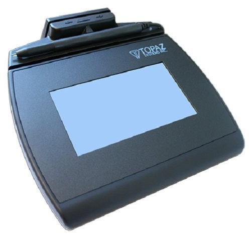 Topaz TM-LBK755-HSB-R SignatureGem LCD 4x3 with MSR Signature Capture Pad
