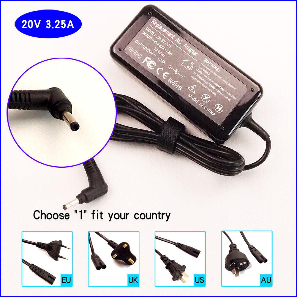 AC Adapter Charger for Lenovo ADLX65CCGI2A PA-1650-30LN 01FR037 ADLX65CCGC2A