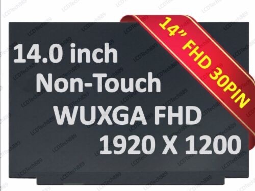 Lenovo 5D11P86178 14" WUXGA 60Hz Non Touch Laptop LCD Screen