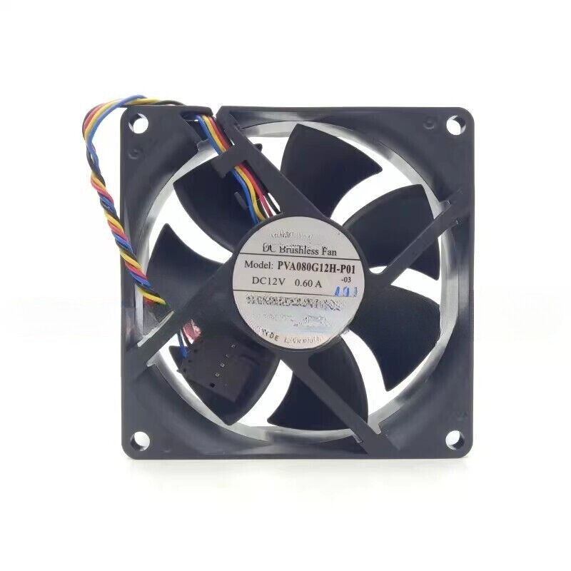 FOXCONN PVA080G12H-P01 DC12V 0.60A 8025 8cm Cooling Fan