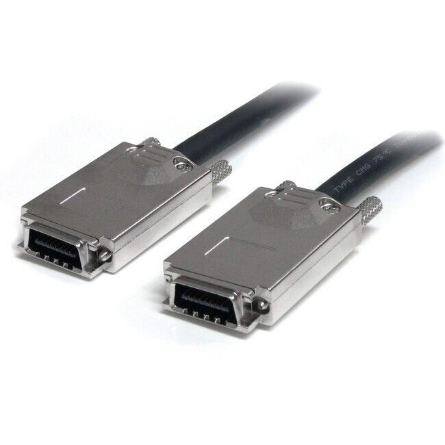 StarTech 1m Infiniband External SAS Cable - SFF-8470 to SFF-8470