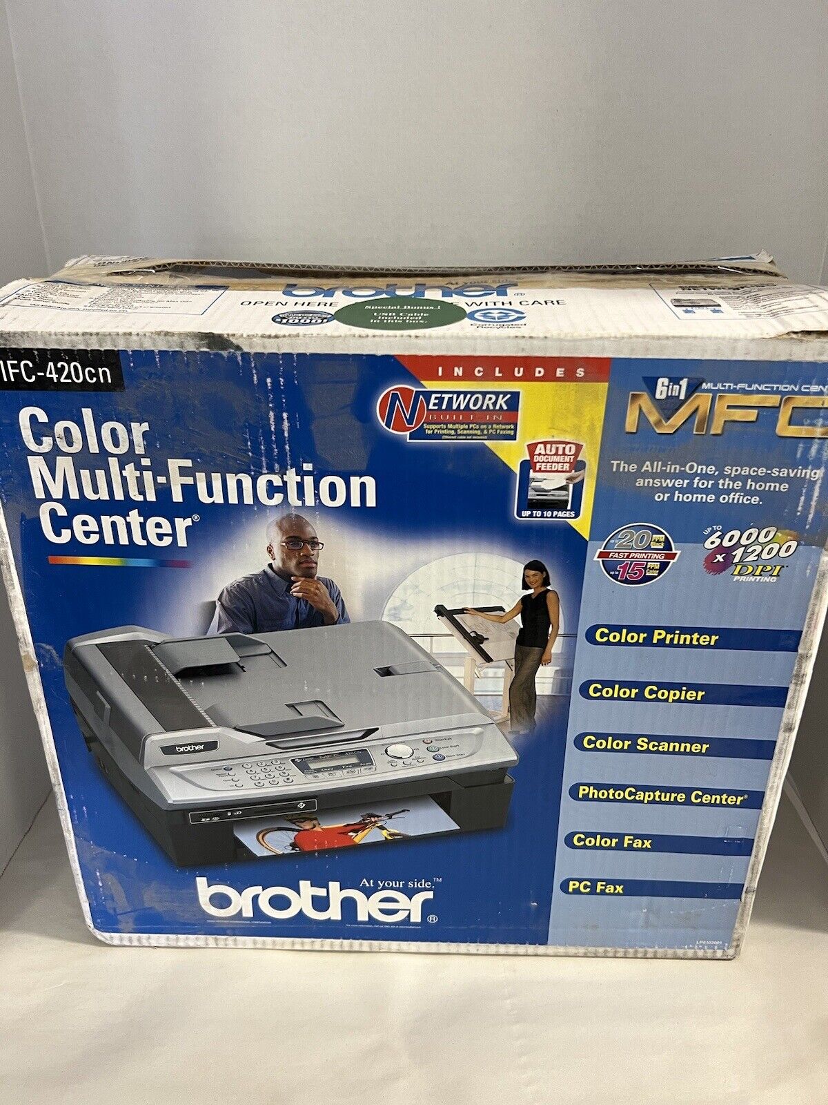 Brother Printer Color Multi-Function Center MFC-420cn