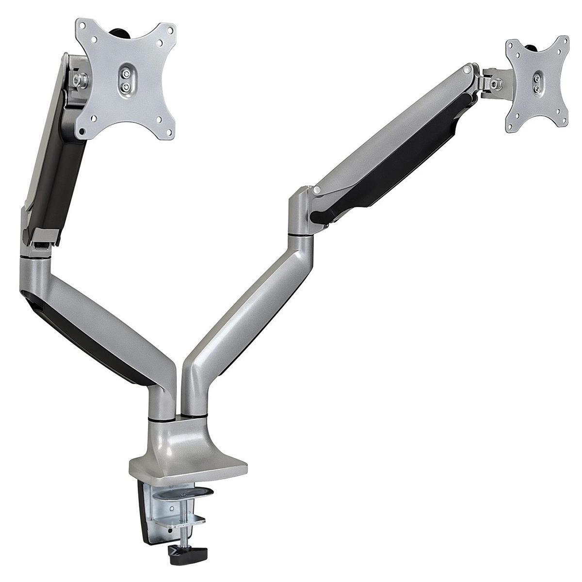 Mount-It MI-1772 Dual Computer Monitor Mount with Articulating Gas Spring Arms