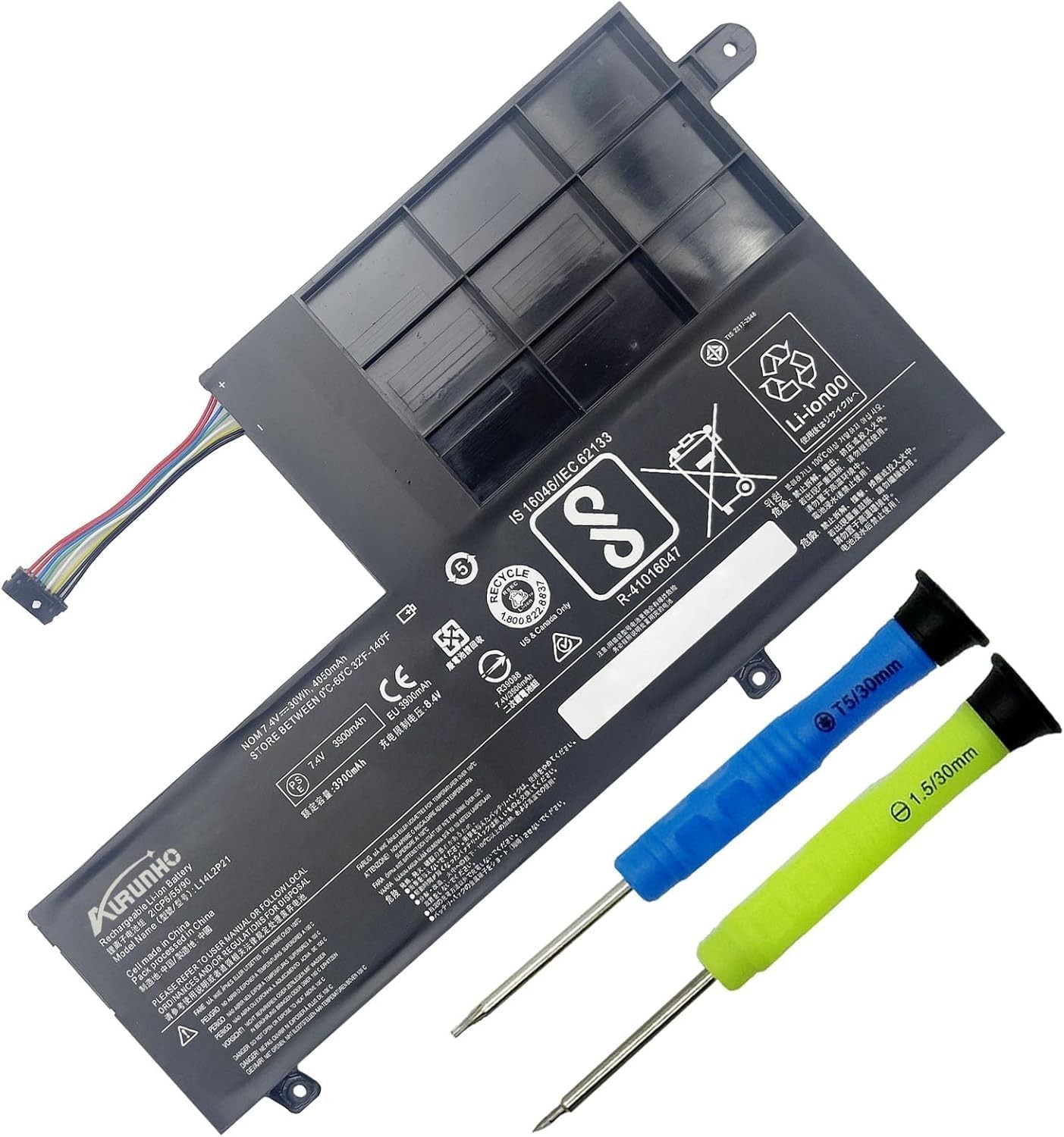 L14L2P21 L14M2P21 Laptop Battery Replacement for Lenovo Yoga 500 15IBD 500