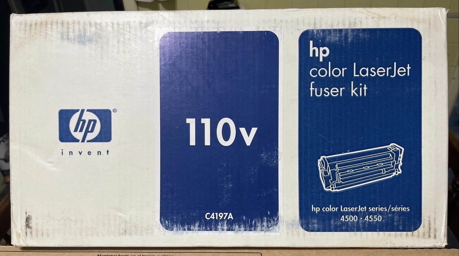 HP C4197A 110v  Color Fuser Kit for LaserJet 4500 or 4550 - New Sealed Box