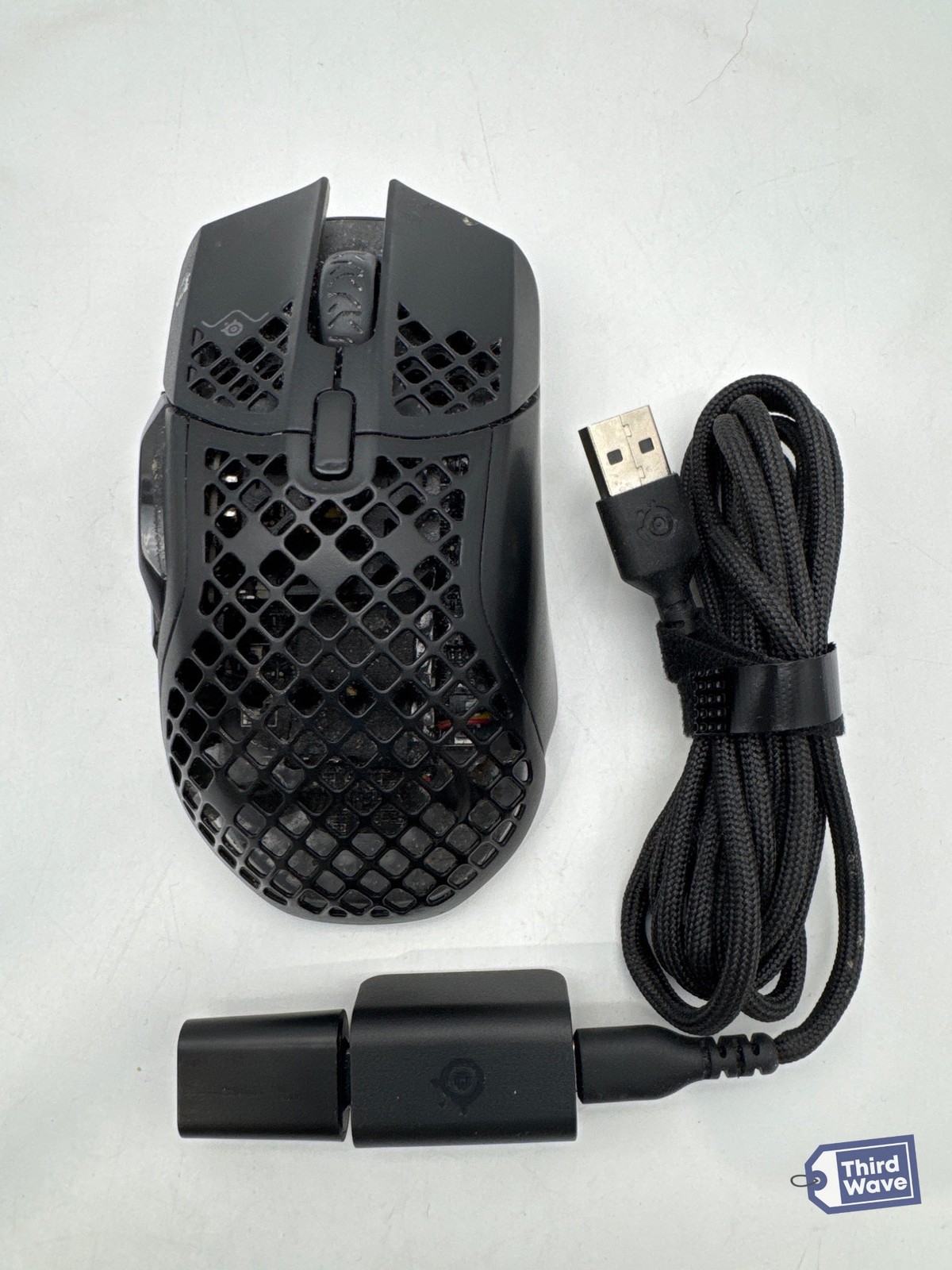 SteelSeries Aerox 5 Wireless Gaming Mouse Bluetooth Ultralight RGB Onyx
