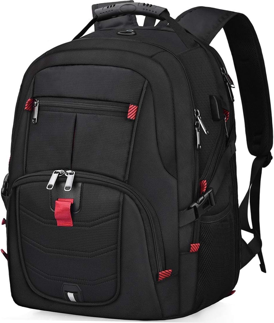 NUBILY Laptop Backpack 17 Inch Waterproof Extra Large TSA Travel Backpack Anti T