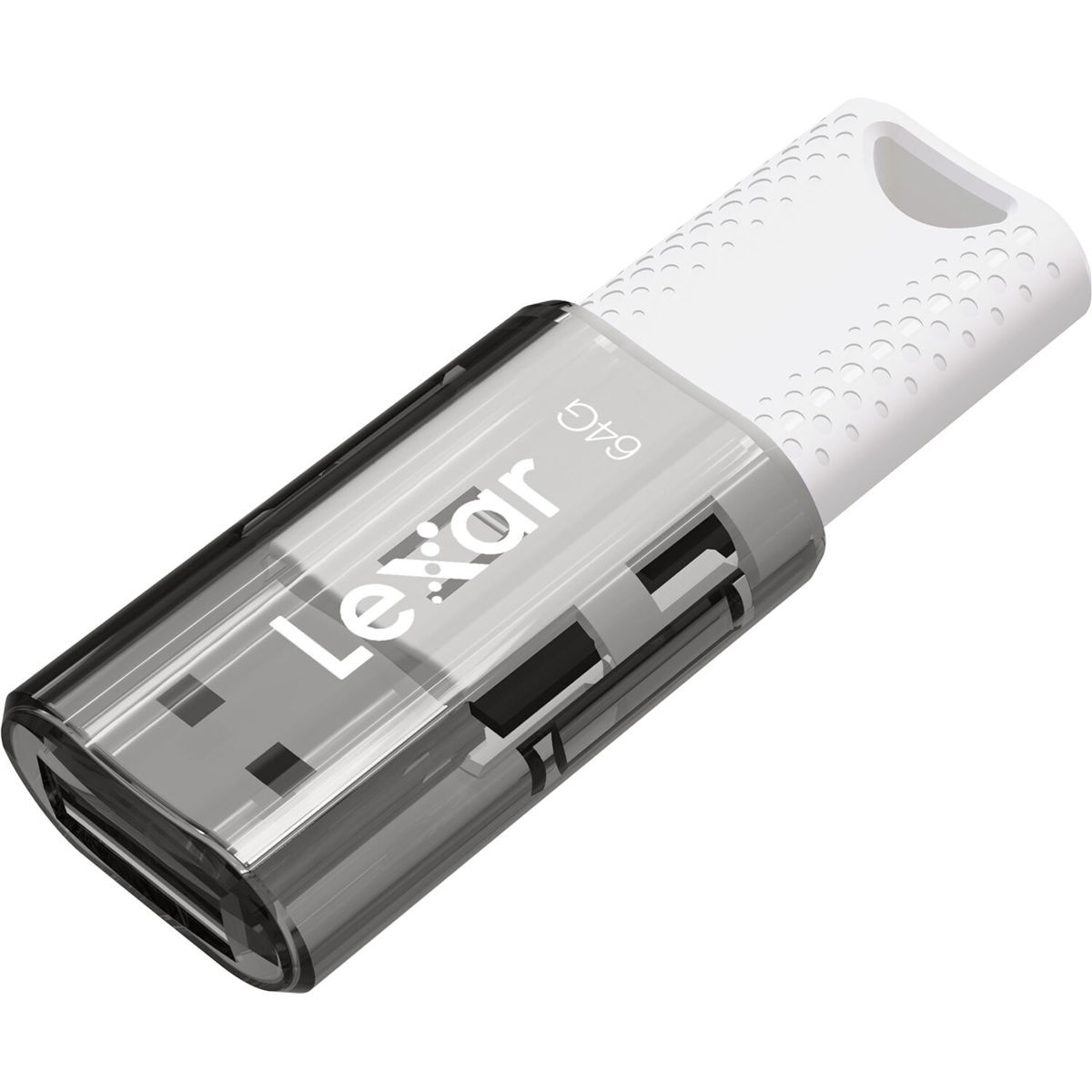 Lexar JumpDrive S60 64GB USB 2.0 Flash Drive, Black Cover