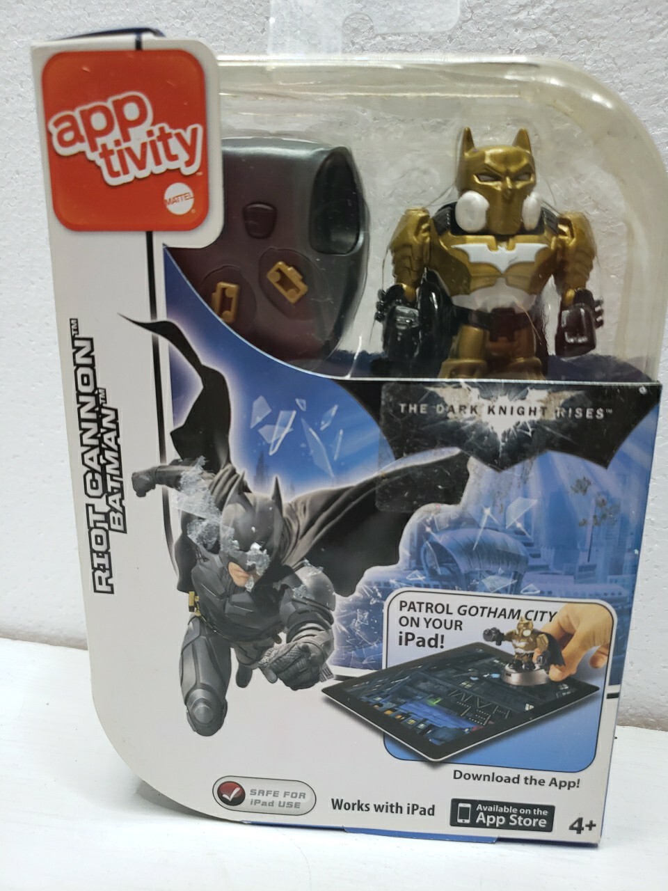 NEW App Tivity iPAD BATMAN Riot CANNON Dark Knight Figure Apptivity TOY Game 
