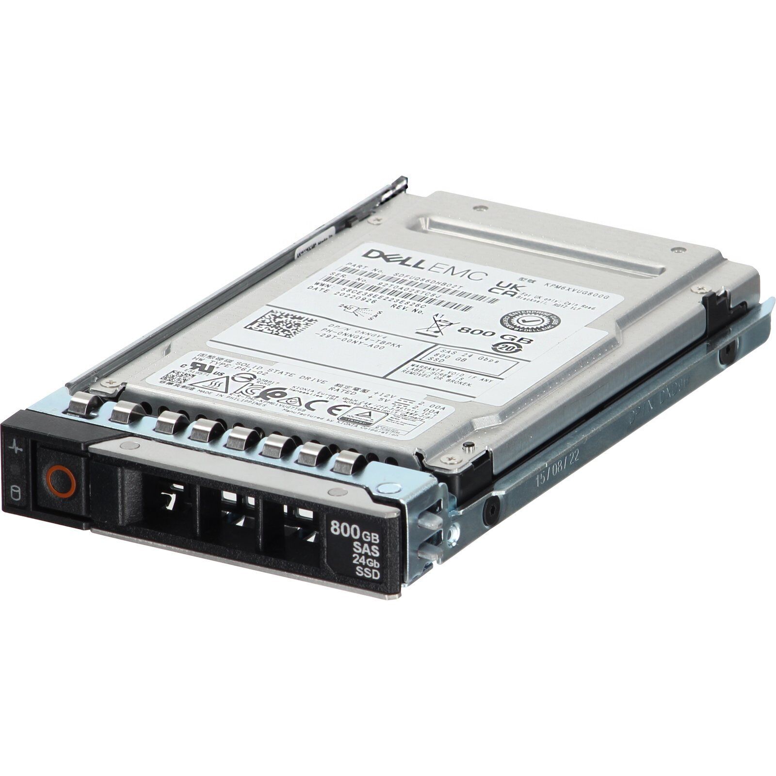 Dell 800GB 24Gbps SAS MU TLC 2.5 SSD KPM6XVUG800G (ME4) (NNGV4-OSTK)