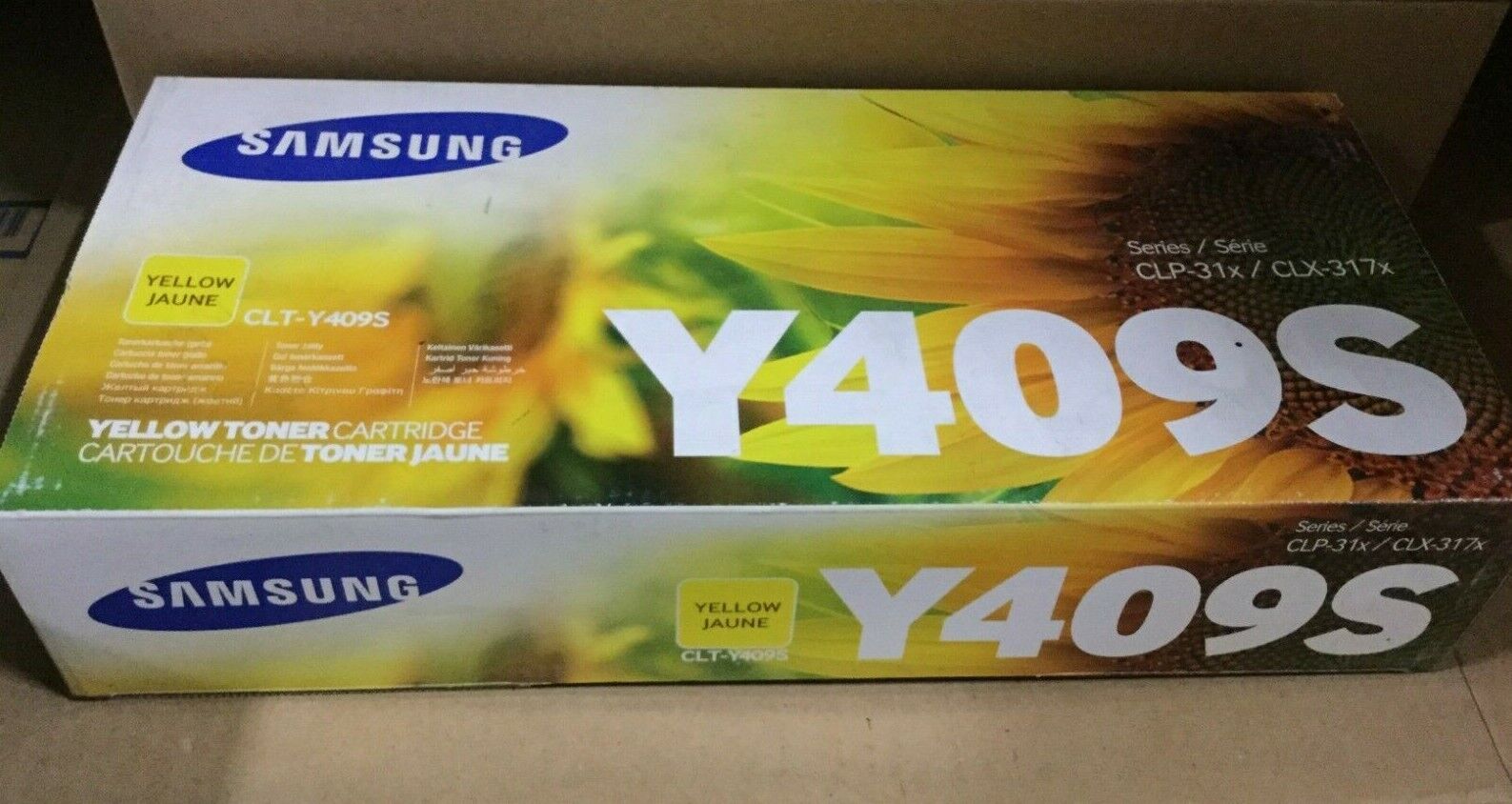 Genuine Samsung CLT-Y409S / CLTY409S Yellow Toner Cartridge for CLP-31x CLX-317x