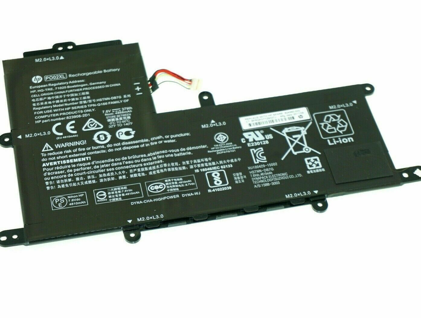 Genuine Battery PO02XL For HP Stream 11-R 11-Y Pro G2 G3 G4 G5 HSTNN-DB7G IB7G N