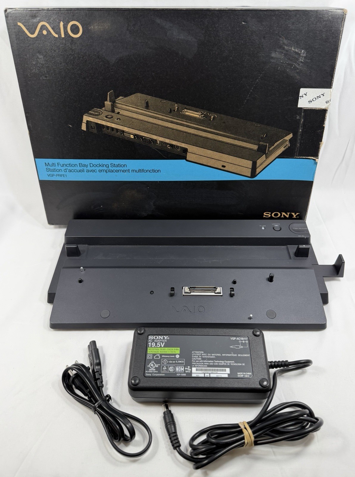Sony VAIO VGP-PRFE1 Multi Function Bay Docking Station Port Replicator Open Box