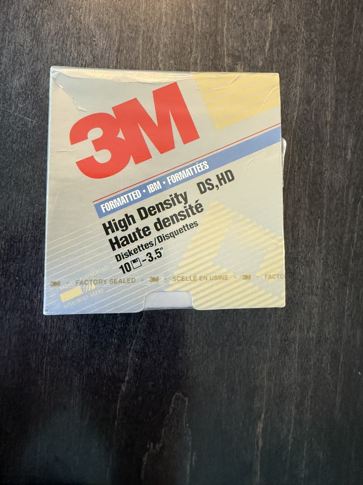 3M 3.5" High Density Diskettes Unformatted 10 Pack Sealed 