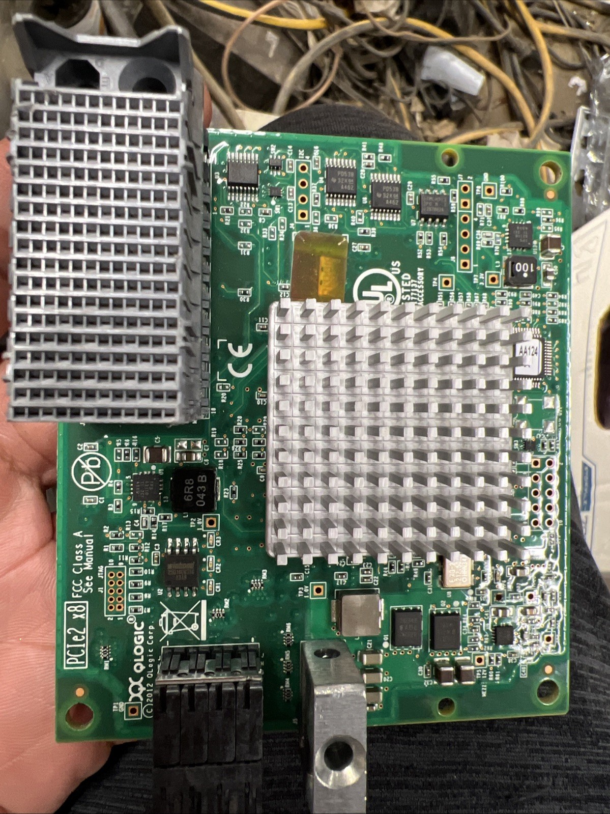 69Y1941 69Y1940 QMI2592 IBM FLEX SYSTEM FC3172 2-PORT 8GB FIBRE CHANNEL CARD