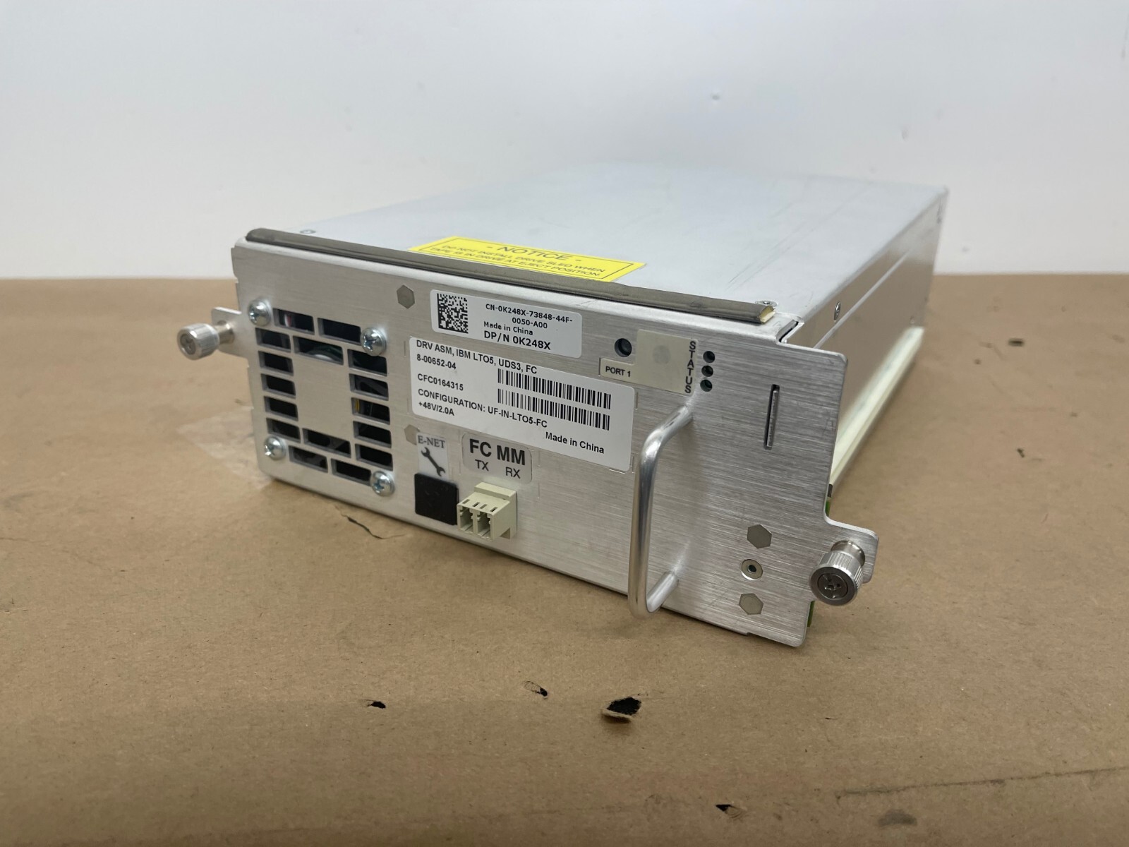 Dell 0K248X IBM LTO-5 FC Tape Drive Module UF-IN-LTO5-FC ML6000 Library