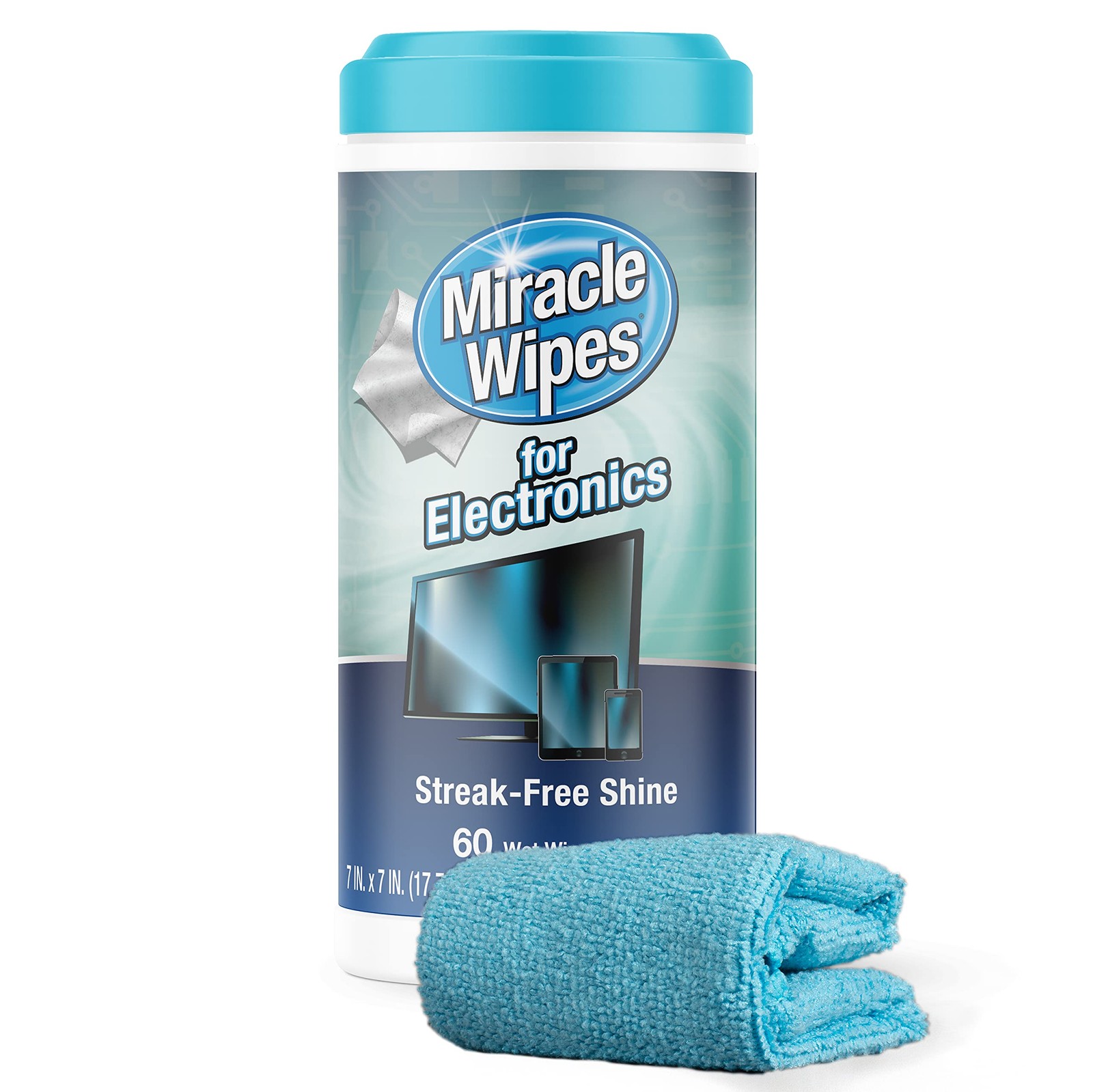 MiracleWipes for Electronics Cleaning  Screen Wipes Designed for TV, Phones, ...