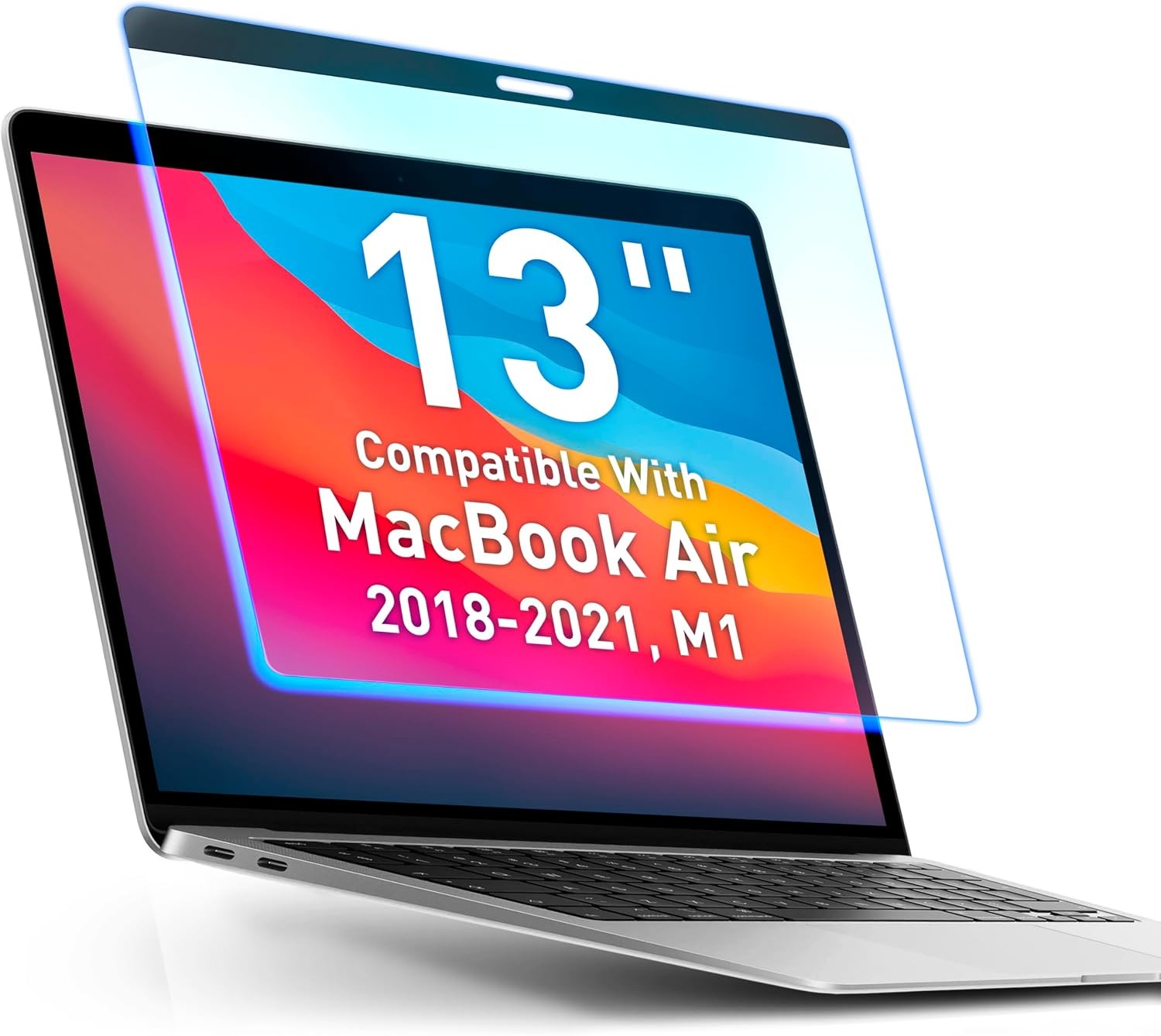 Magnetic Blue Light Screen Protector Compatible With MacBook Air 13" 2018, 2019,