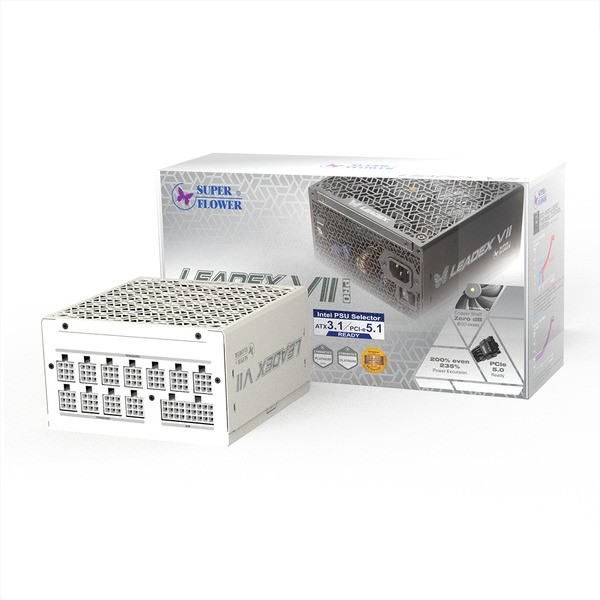 Super Flower Leadex VII XP 1000W 80+ Platinum SF-1000F14XP White Power Supply