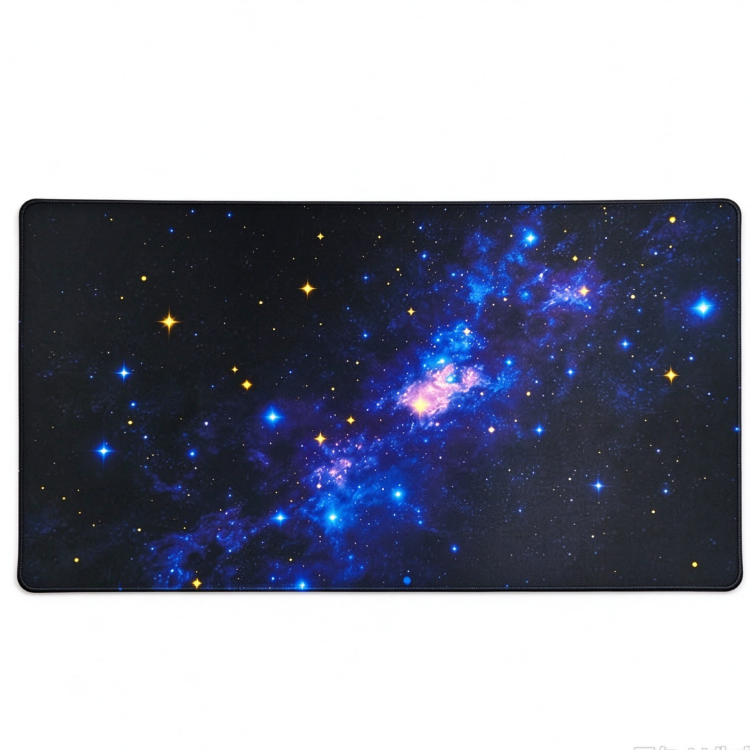 Blue Galaxy Starry Sky Large Gaming Desk Mat 79×40cm