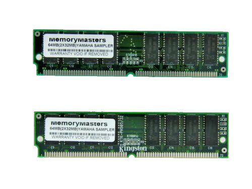 64MB (2x32MB) Memory RAM SIMM For YAMAHA Motif 6 7 8 EX5 EX5R EX7 RS7000 SU700