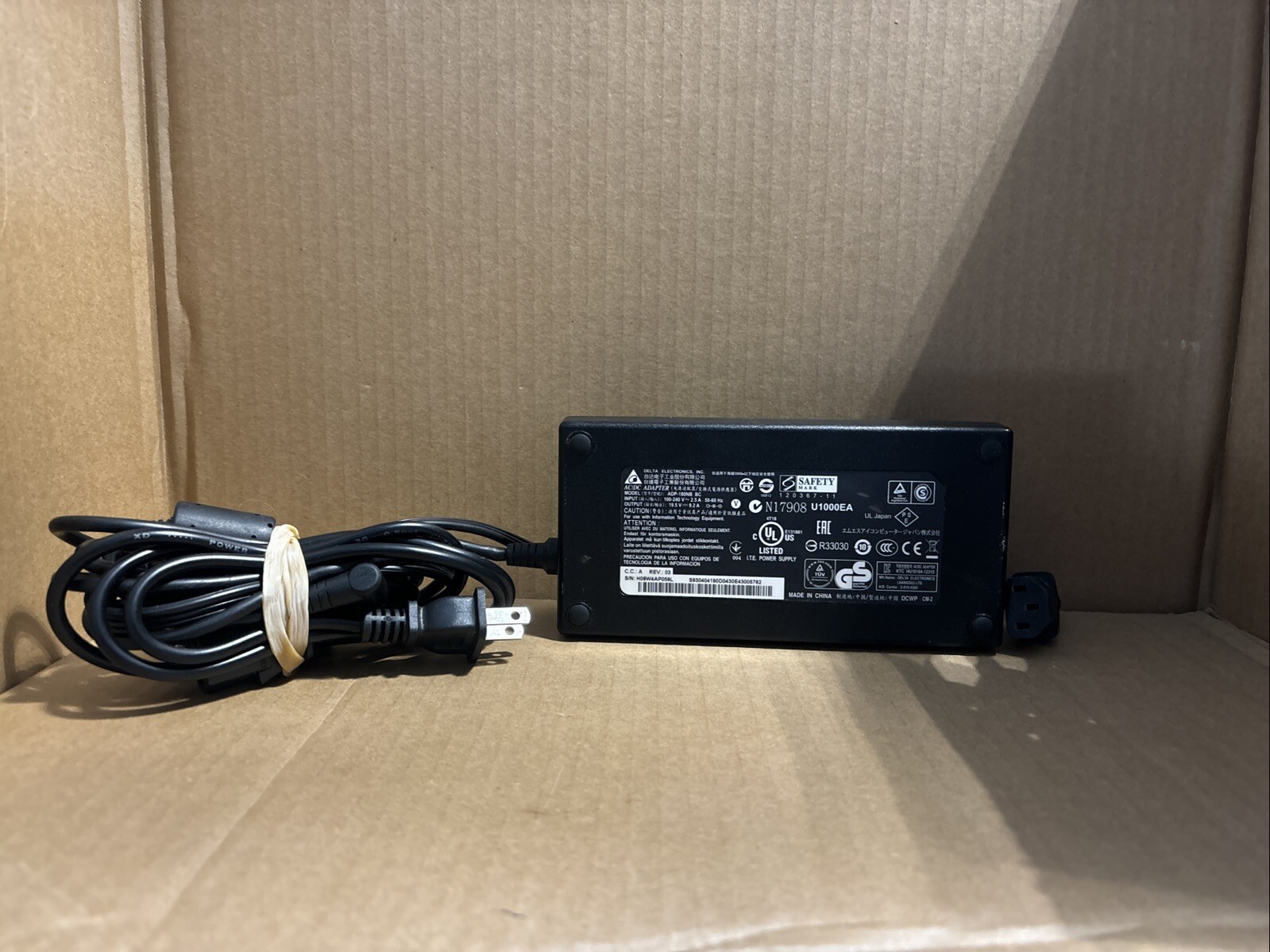 MSI Delta Electronics ADP-180NB BC Power Supply Power Adapter 180W