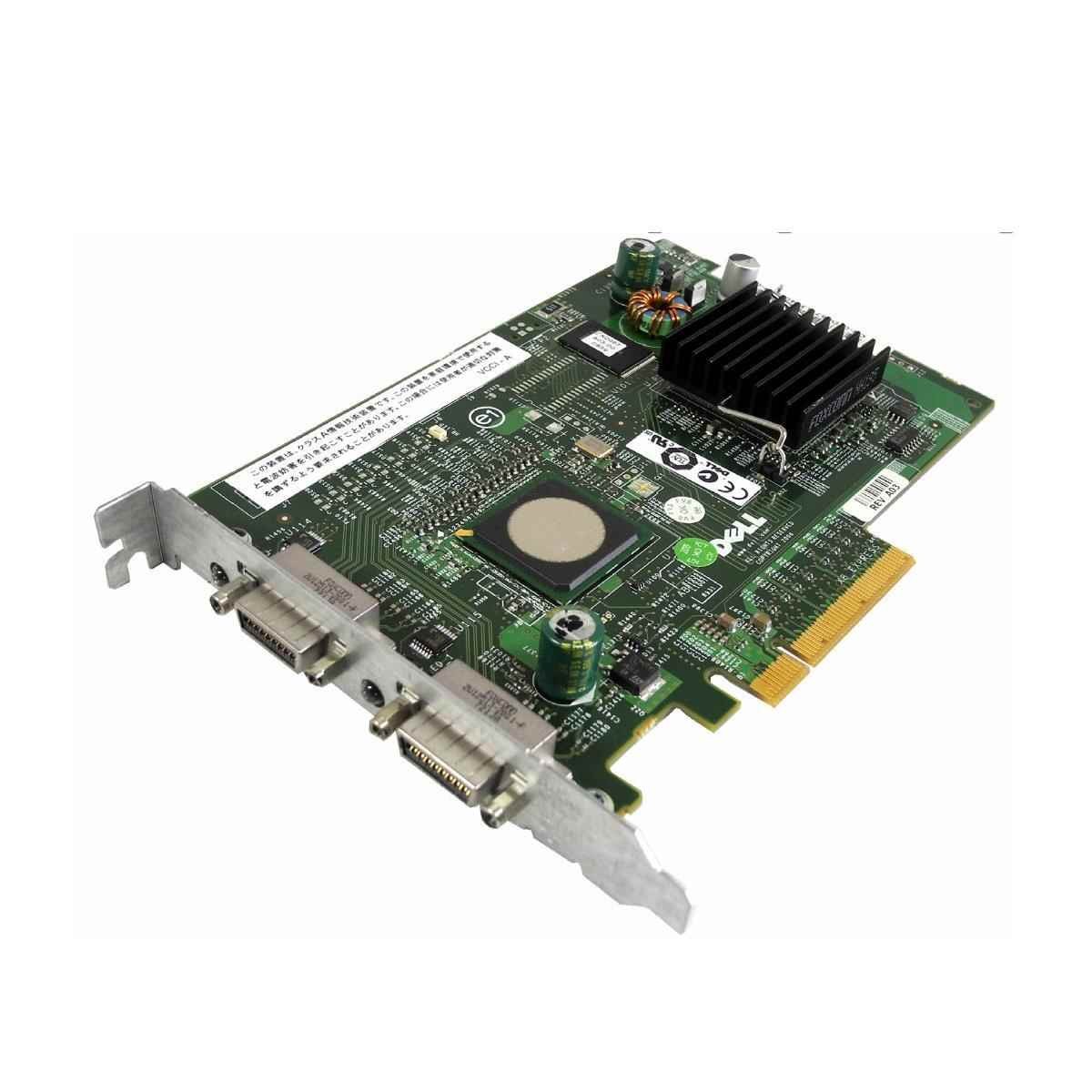 DELL PERC 5/E 3Gb/s PCI-E x8 SAS Controller Dell P/N: 0FD467, 0M778G