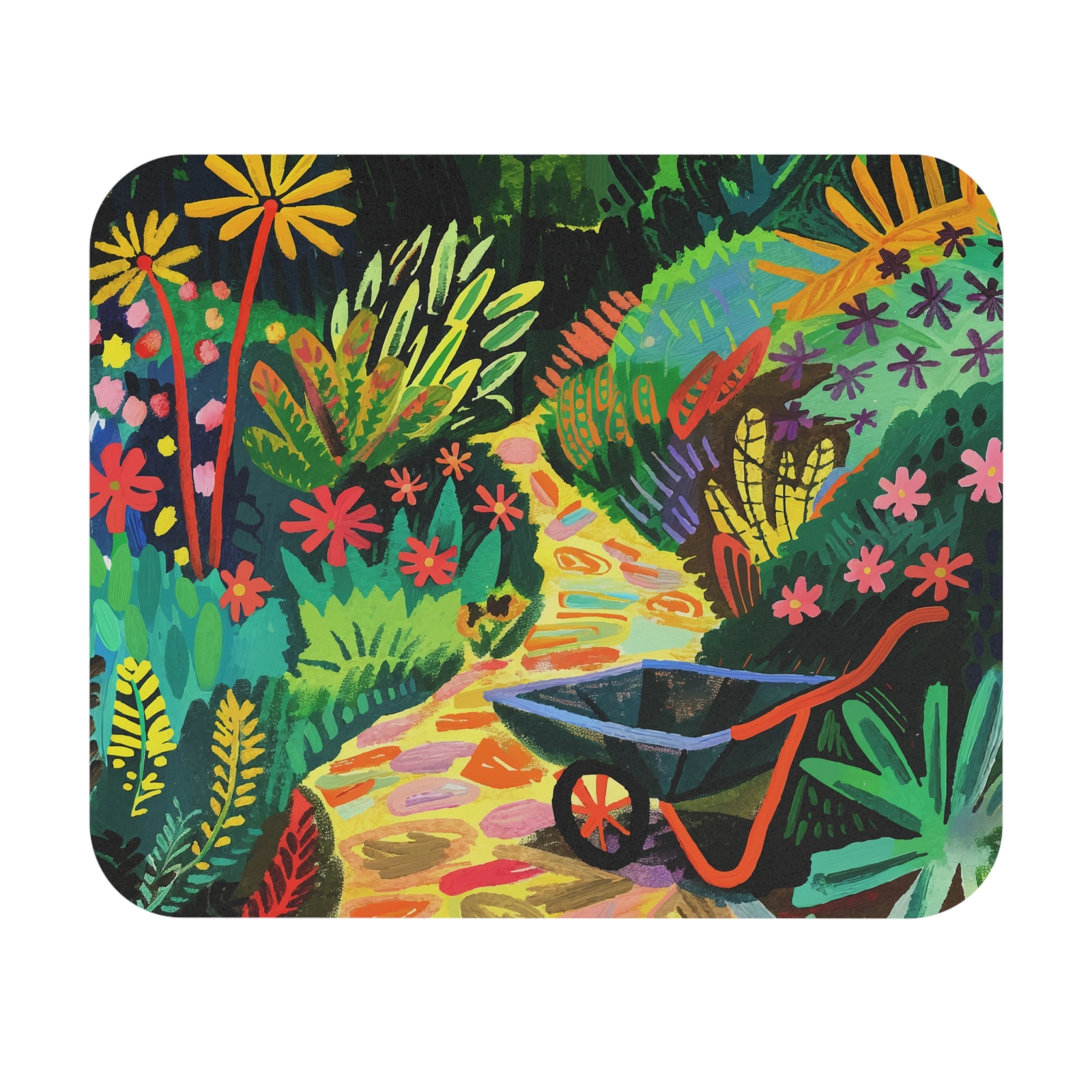 The Painters Garden Mouse Pad (Rectangle), Beautiful Henri Matisse Inspired art