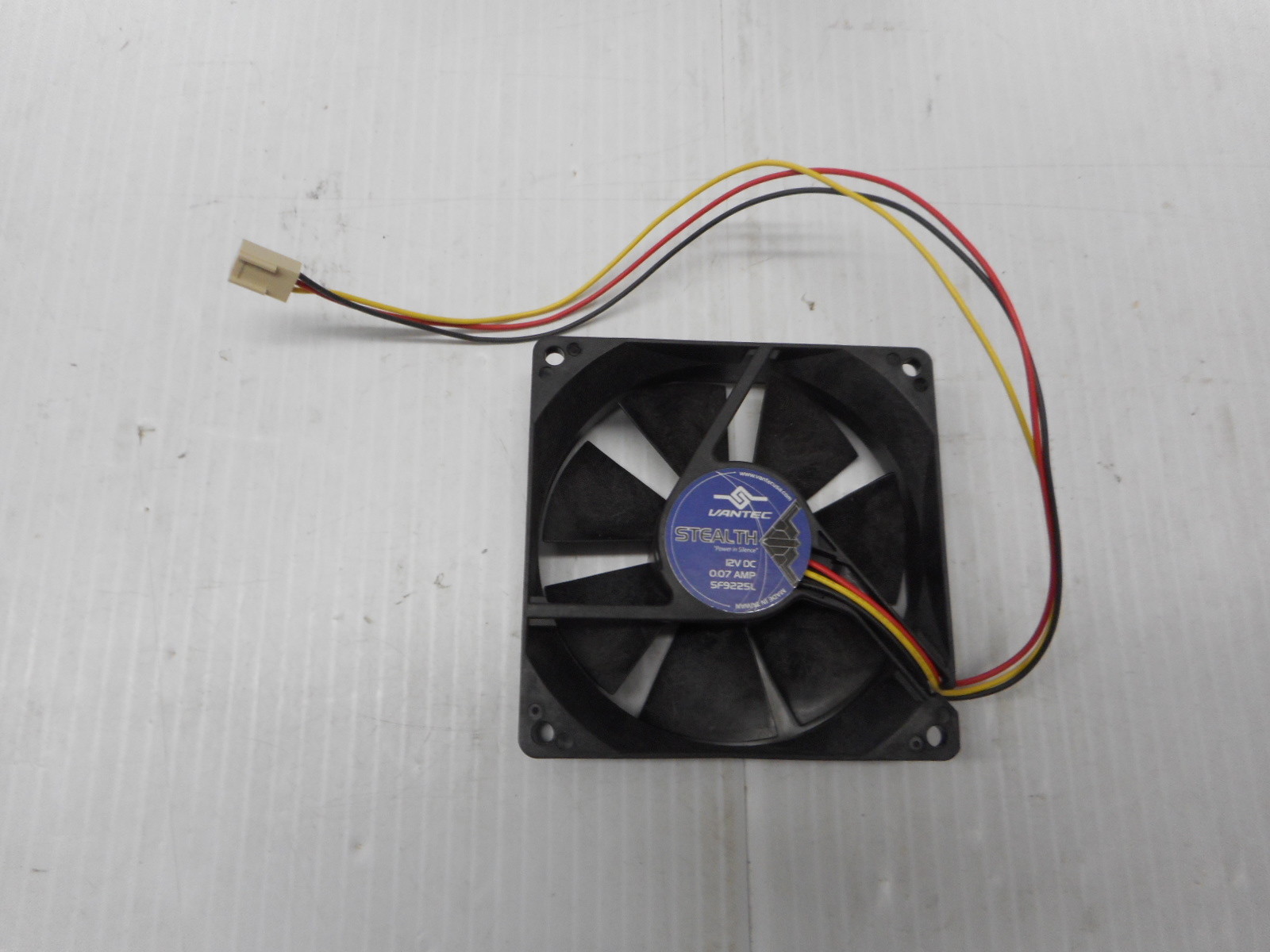 Vantec Stealth Silent Computer Fan Model SF9225L 12V 0.07A