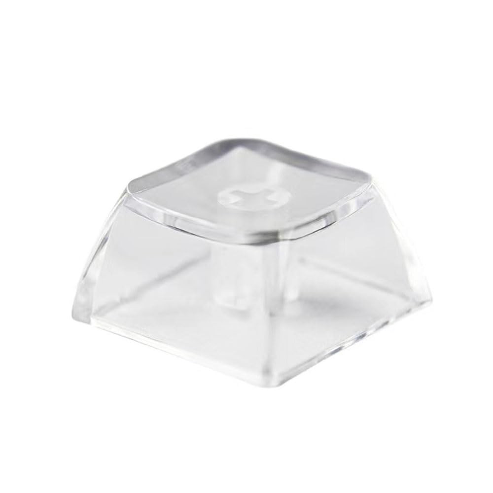 Blank Crystal Transparent Keycaps PC Material 1U XDA Profile Keycap for MX sw...