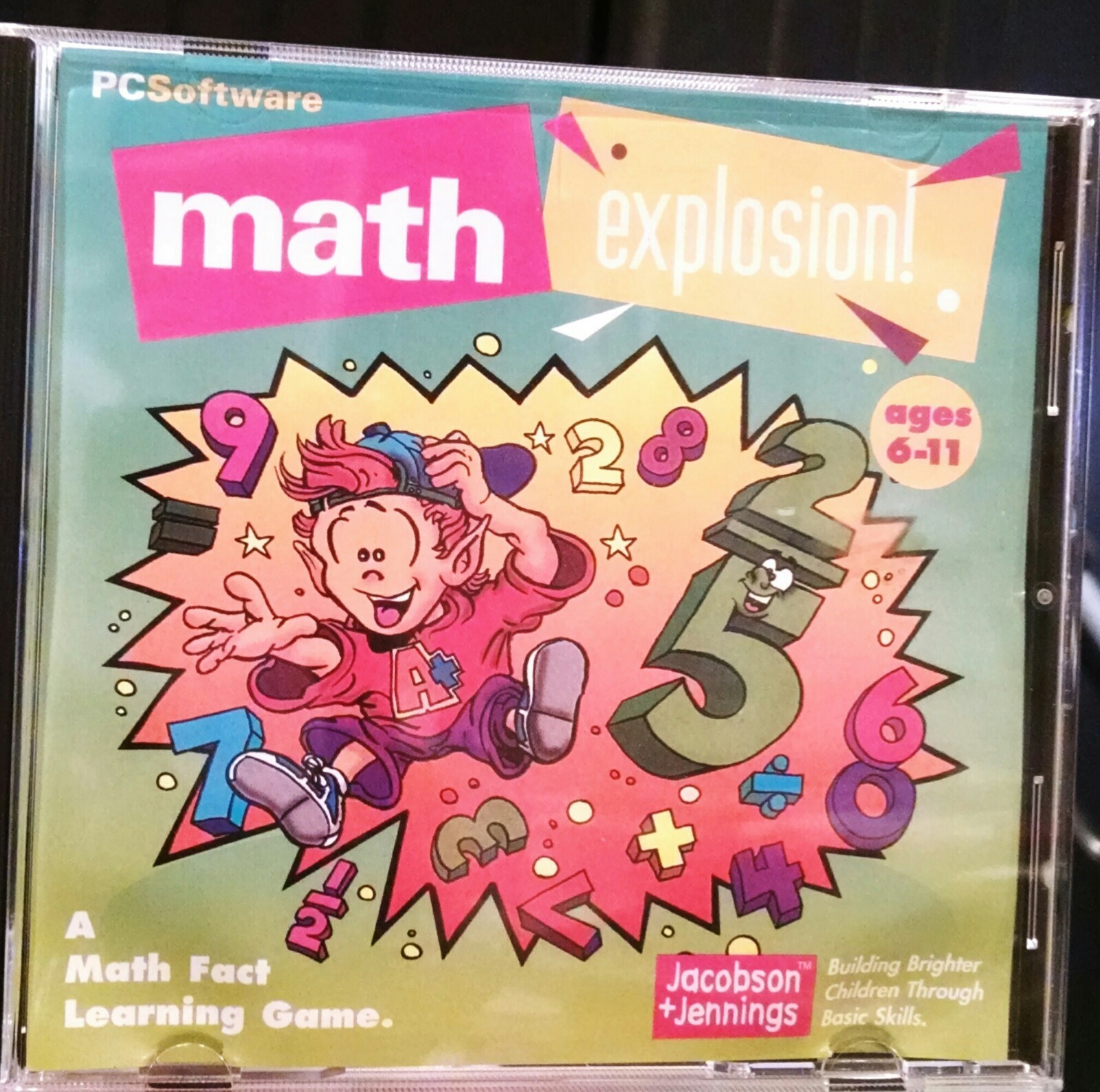 Math Explosion Ages 6-11 PC Software Jacobson & Jennings (PC,1995)