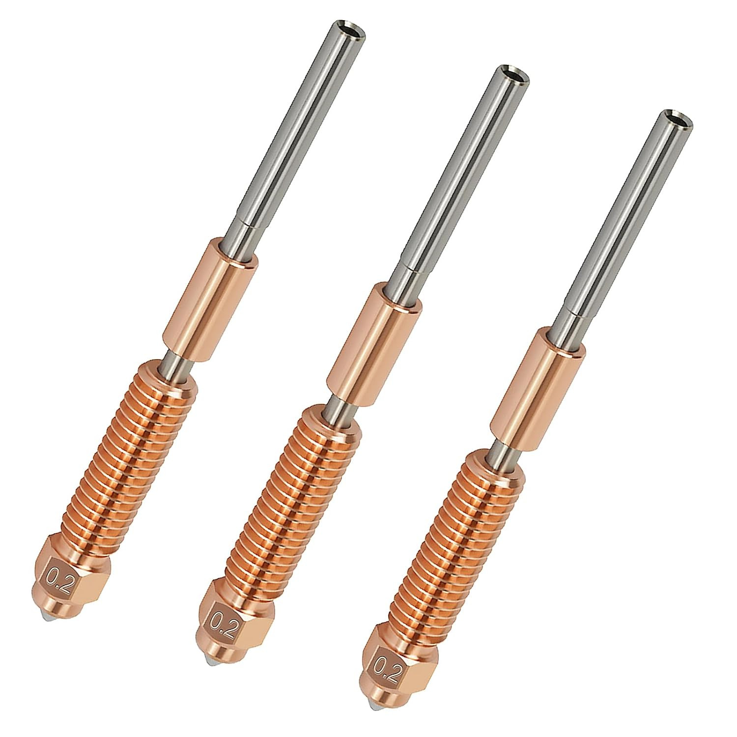 3PCS 0.2Mm Unicorn Nozzle for Creality K1/K1 Max/Ender 3 V3 / V3 plus / K1C