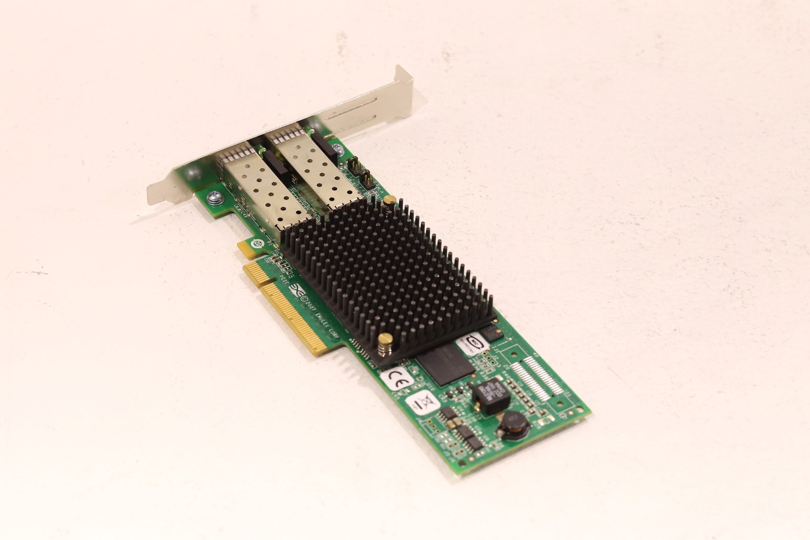HP 82E Dual-Port 10GbE Fibre Channel PCIe x8 Host Bus Adapter P/N: 489193-001