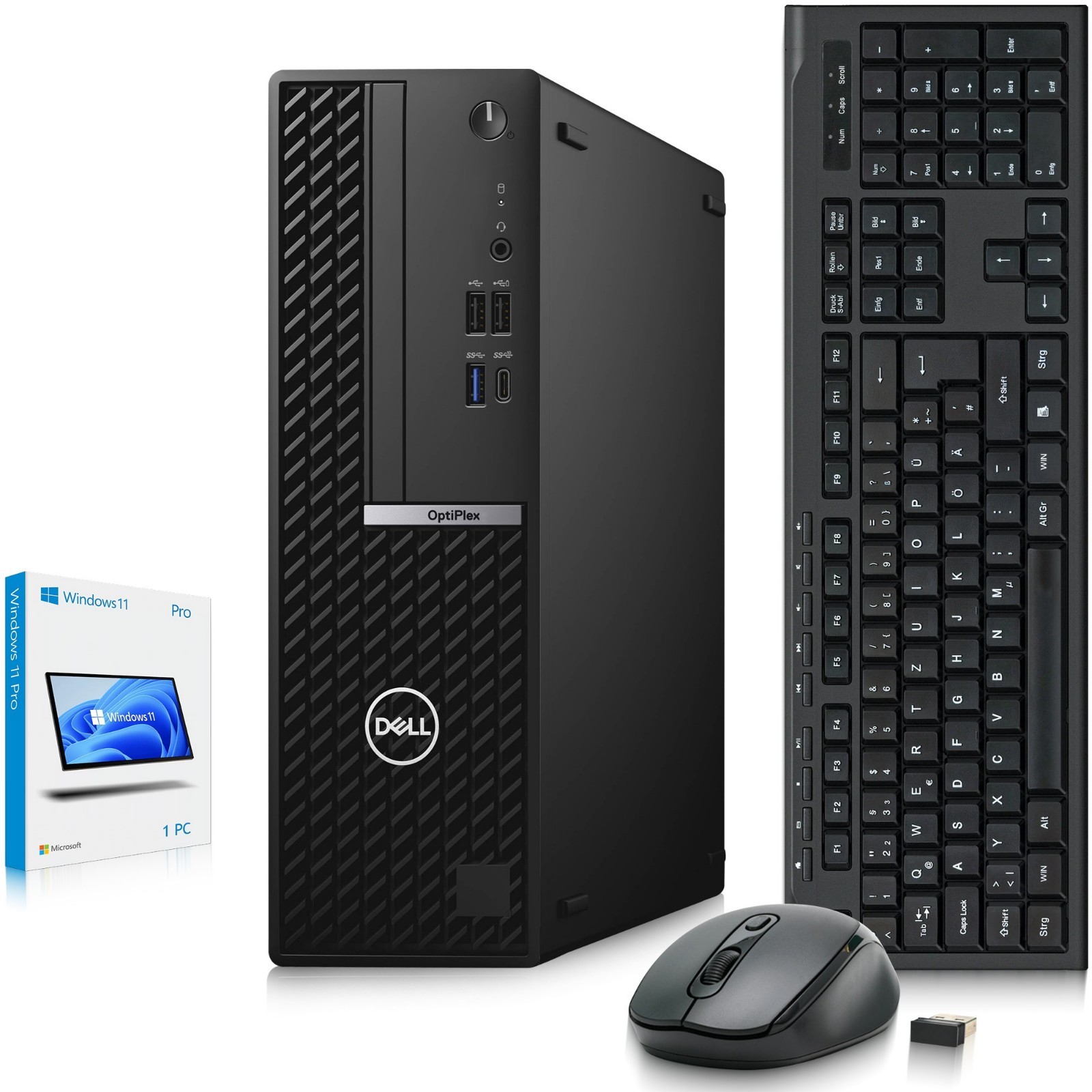 Dell 7090 Desktop PC i5-10th 32GB RAM 1TB SSD 500GB HDD WiFi KB&M Windows 11 Pro