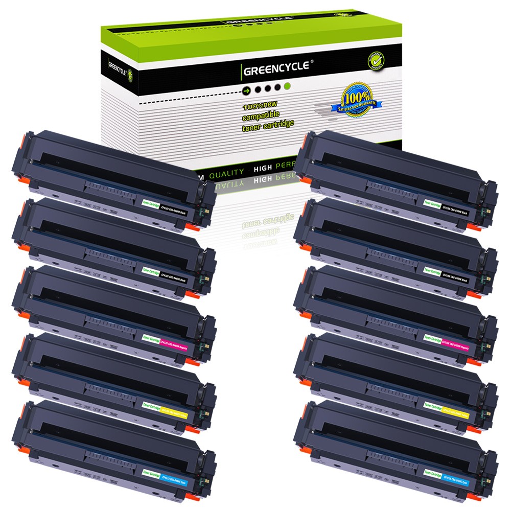 10PK CF410X High Yield Toner Set Fit for HP Color LaserJet M377dw M477dw M477fdw