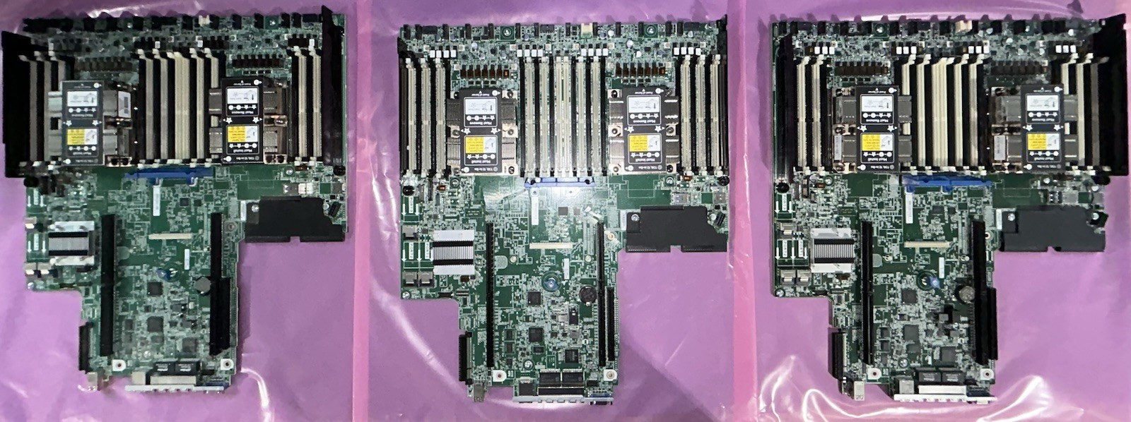 HPE Proliant DL360 Gen10 System Motherboard No CPUs #847479-001 Lot of 3 - Boots