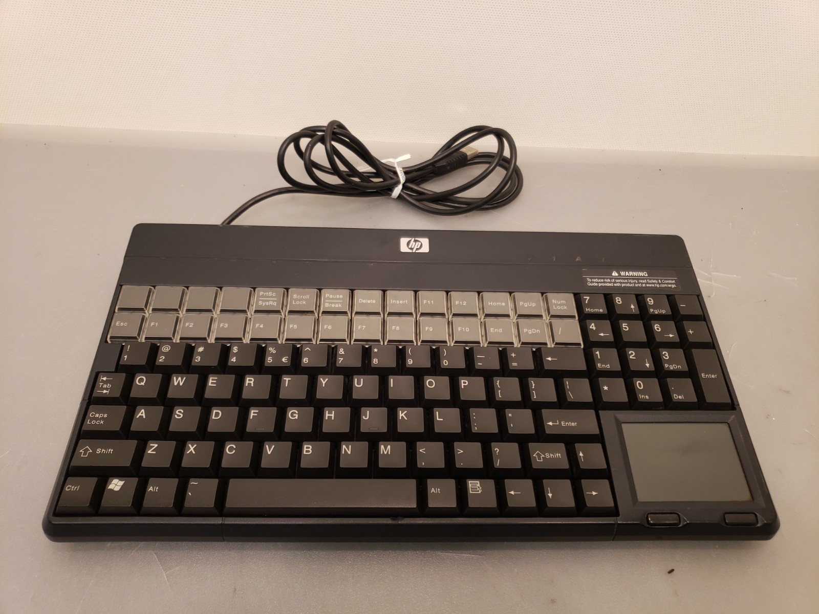 Cherry HP SPOS G86 Touchpad Programmable USB 14" Keyboard 417935-001