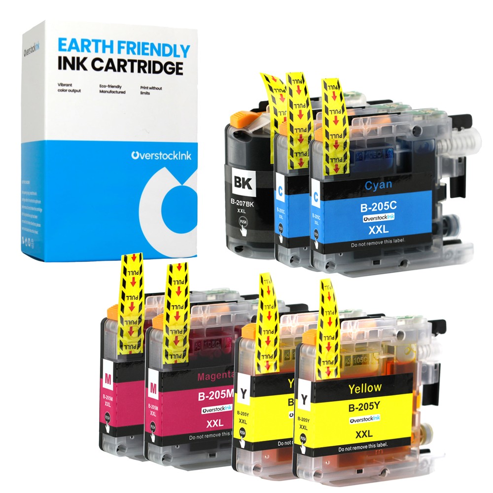 OSI Compatible 7PK LC207 LC205 Ink Cartridges fits Brother MFC-J4420DW J4620DW