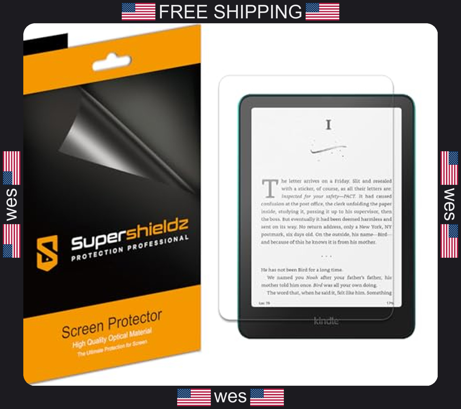Supershieldz (3 Pack) Anti-Glare (Matte) Screen Protector for all-New Kindle