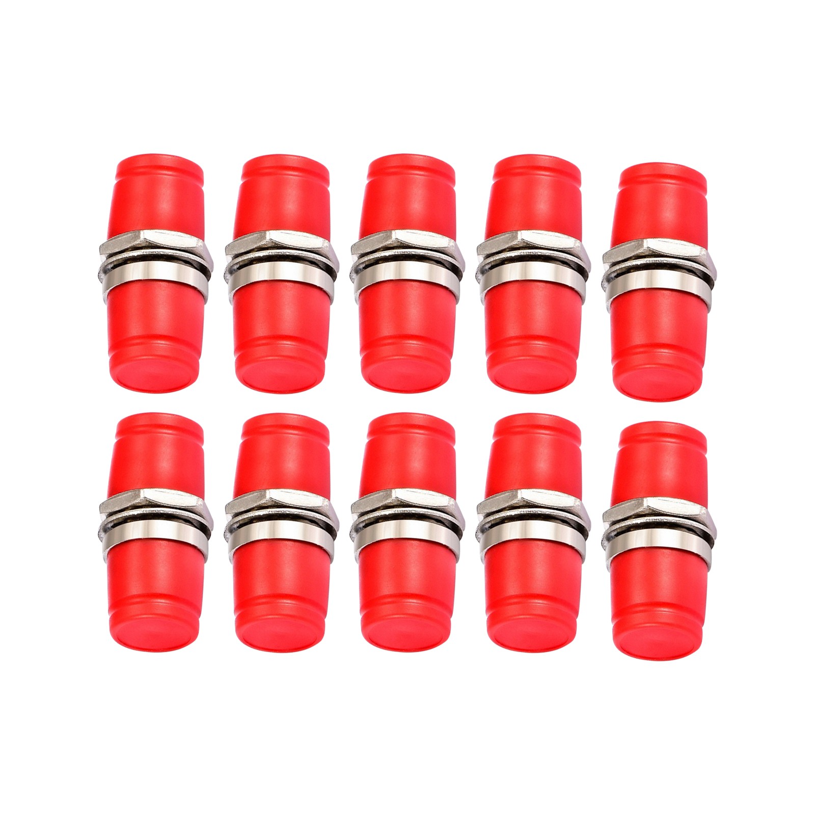 10 Pcs Fiber Optic FC-FC/APC Adapter Coupler Connector Female to Female