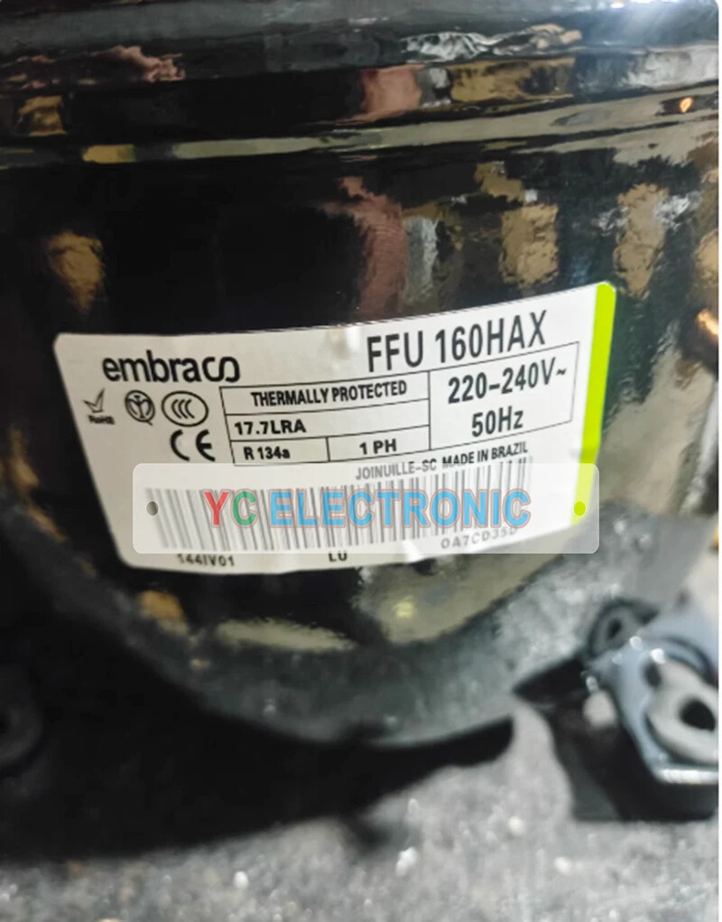 1PCS NEW FOR Refrigerator compressor FFU160HAX via FedEx or DHL