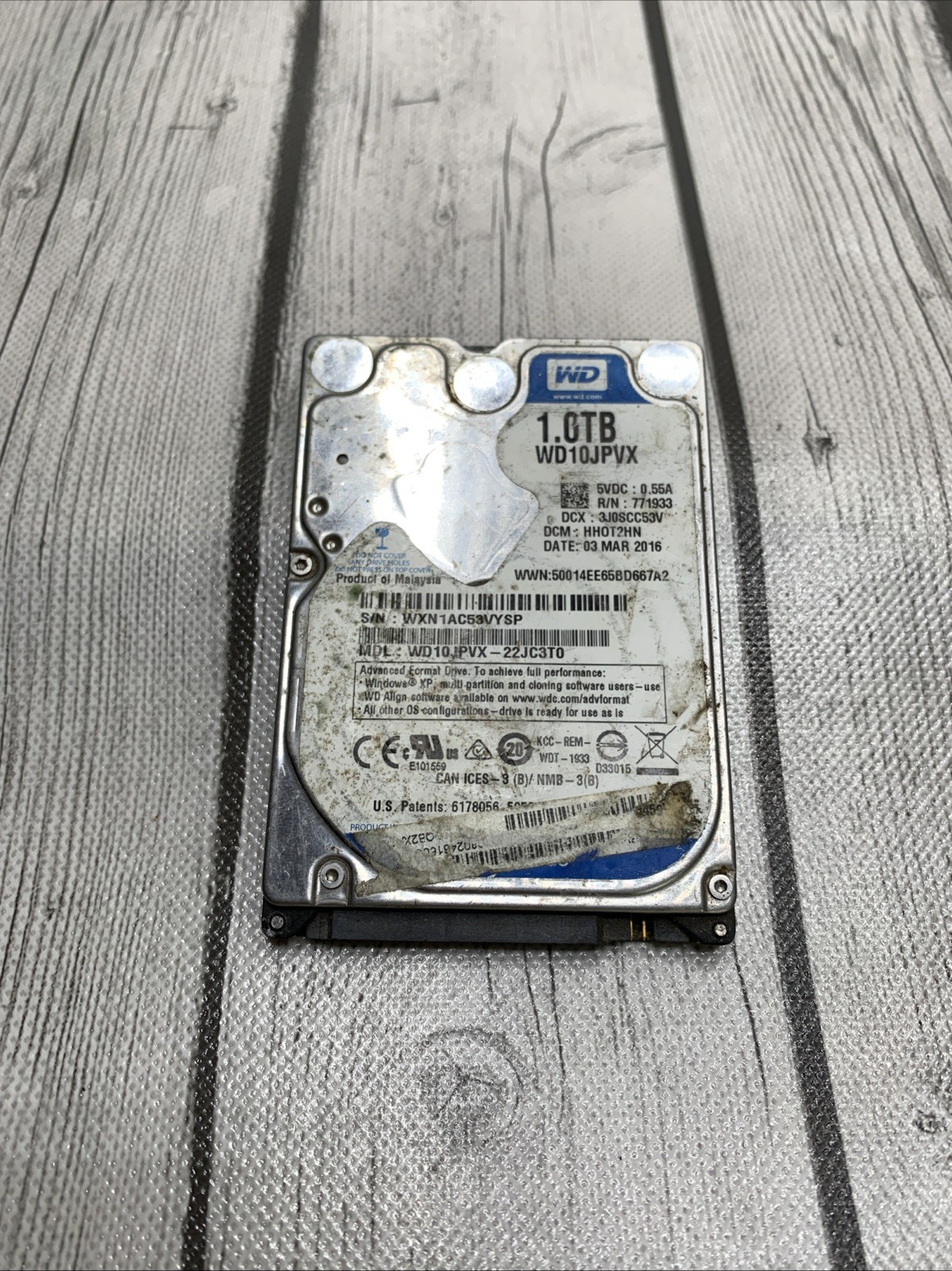 Western Digital WD Blue 1.0TB Hard Drive