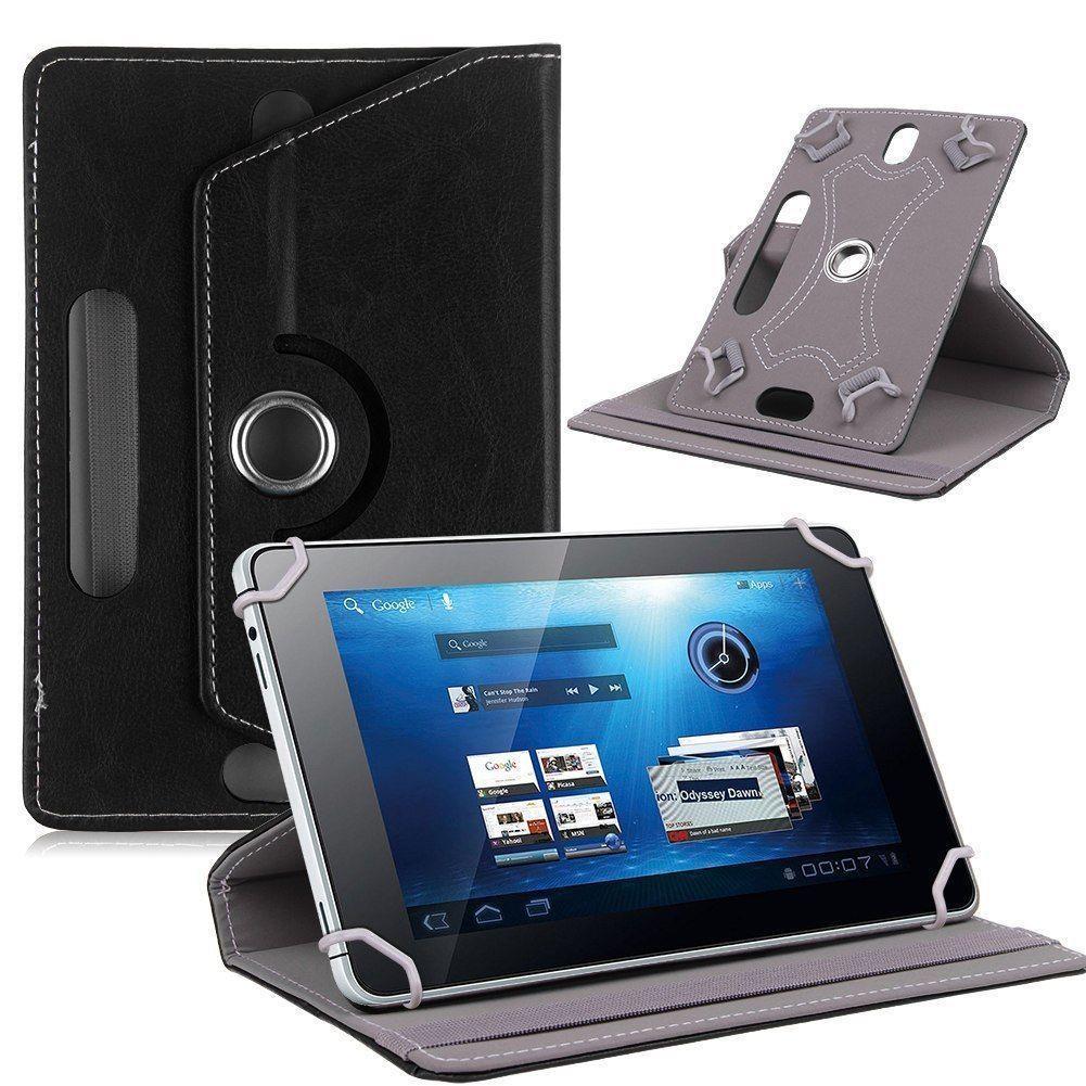 360?Folio PU Leather Box Case Cover For Universal Android Tablet PC 8" w/ Styus